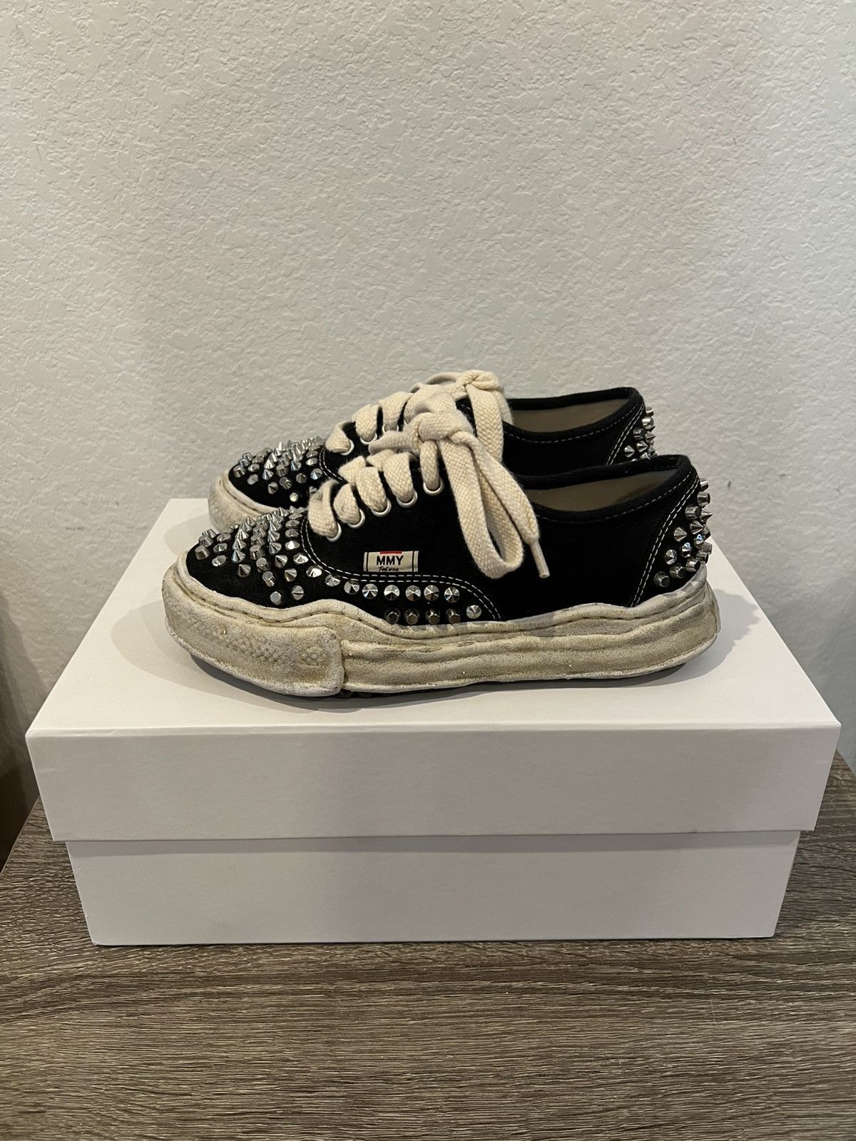 Maison Mihara Yasuhiro Baker OG Sole Studded Canvas Low - www 