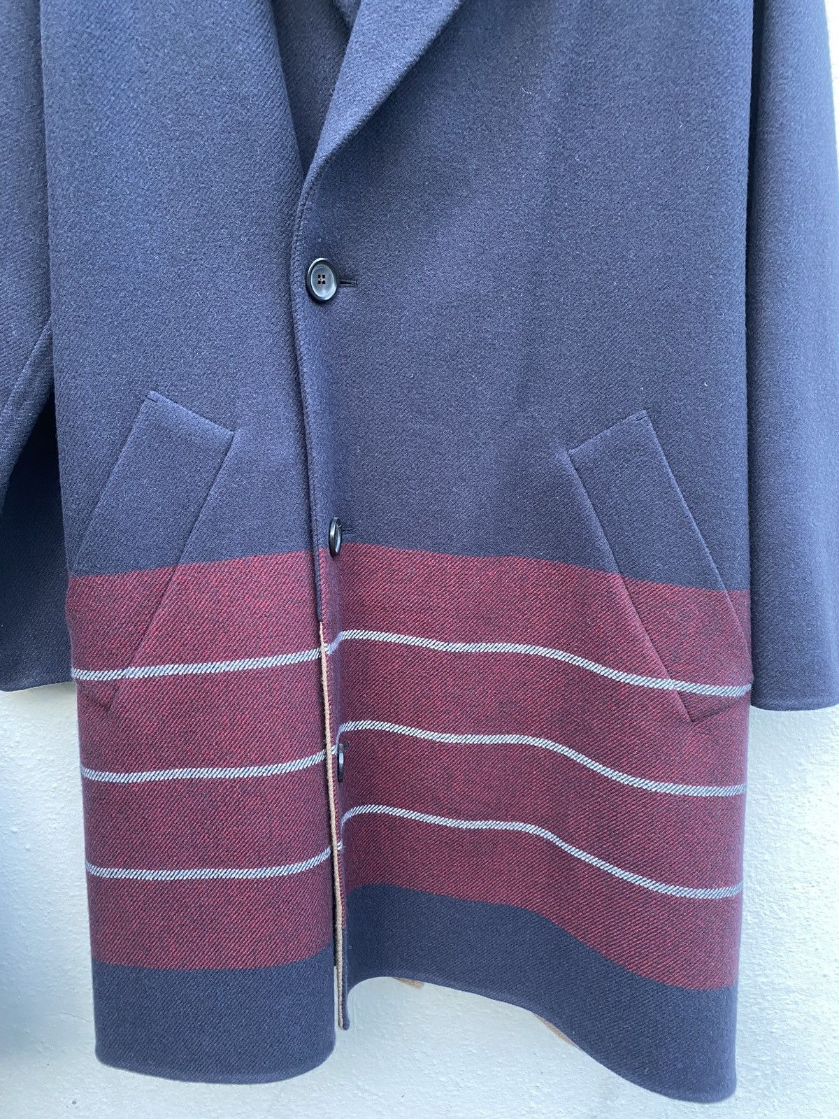 Louis Vuitton Navy wool and cashmere coat Size US M / EU 48-50 / 2 - 4 Thumbnail