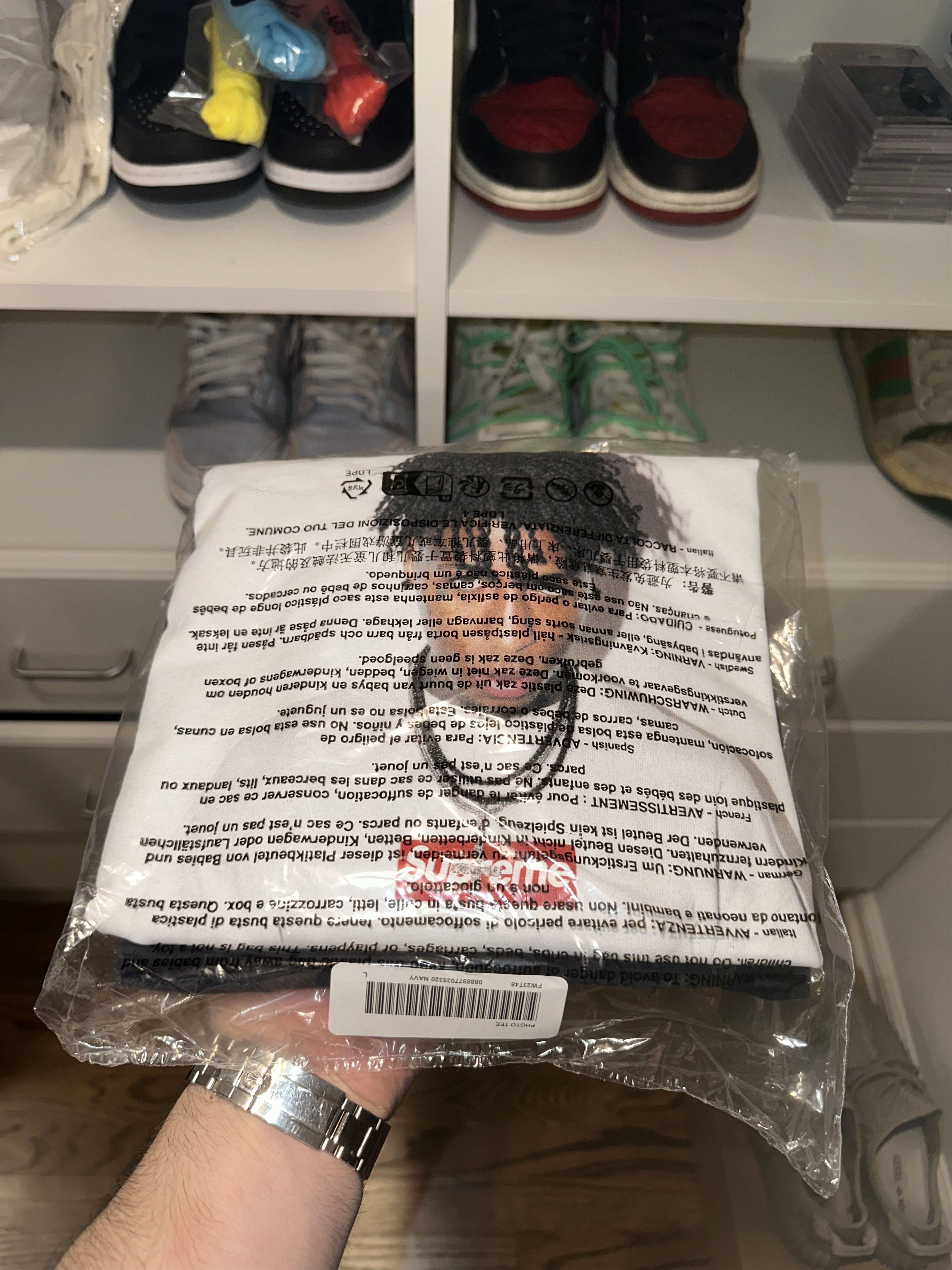 Supreme Supreme NBA Youngboy Tee - Navy - L - 2023