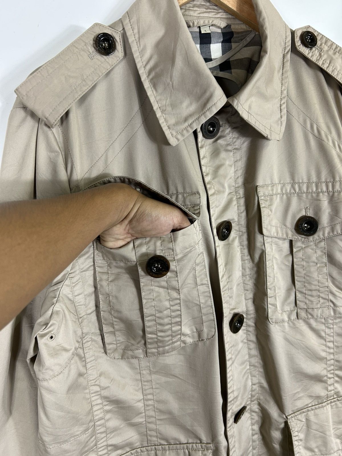 Burberry 🔥Burberry London Nova Check Zipper Jacket Size US L / EU 52-54 / 3 - 7 Thumbnail