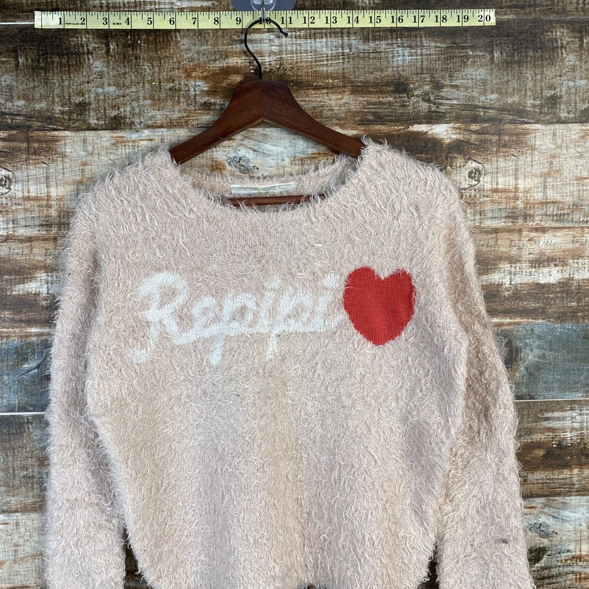 Vintage DL Repipi Pink shaggy fur Knitwear #C1078 Size S / US 4 / IT 40 - 2 Thumbnail