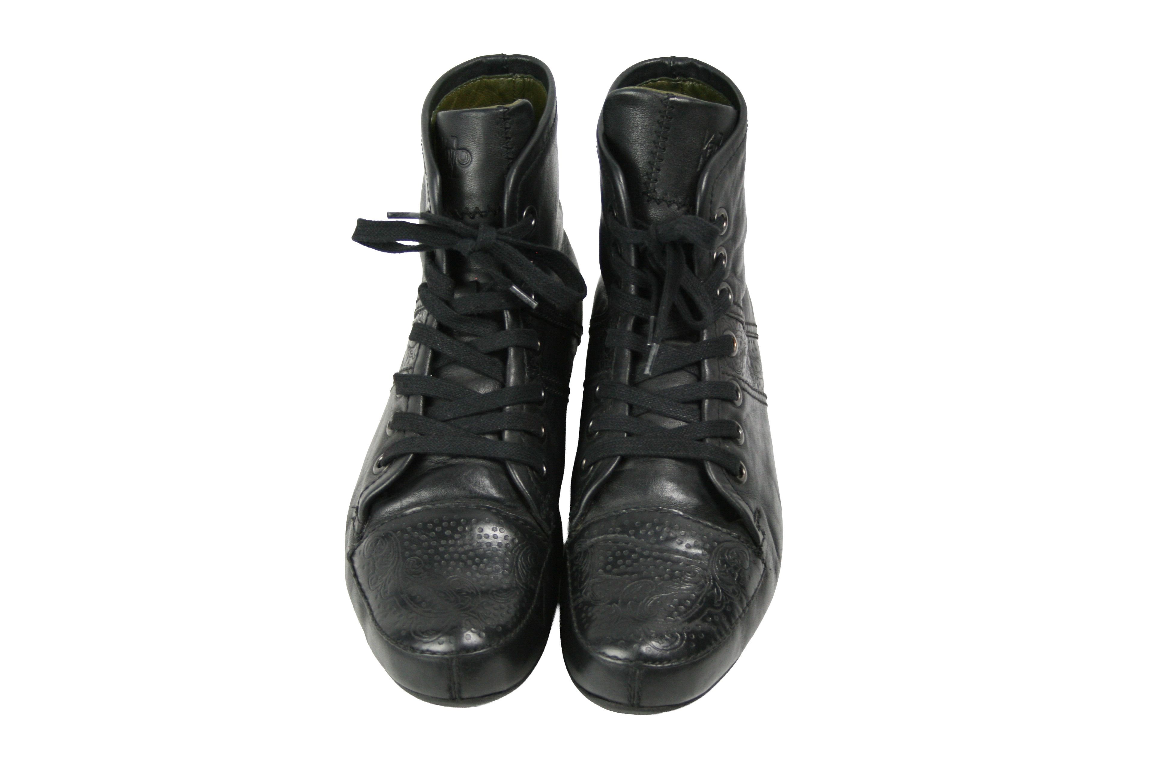 Kenzo 00S Pampa Y2K Avant Garde Embroidered Boots Vintage Size US 8 / EU 41 - 10 Thumbnail
