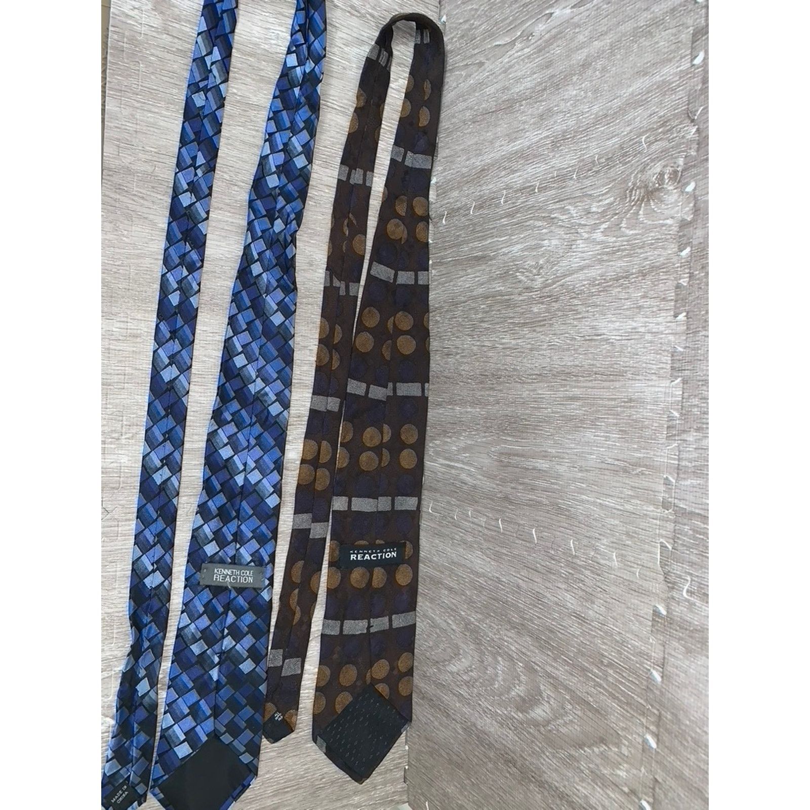 Kenneth Cole Kenneth Cole Reaction Men's Multicolor Silk Tie Set of 5 Size ONE SIZE - 8 Thumbnail