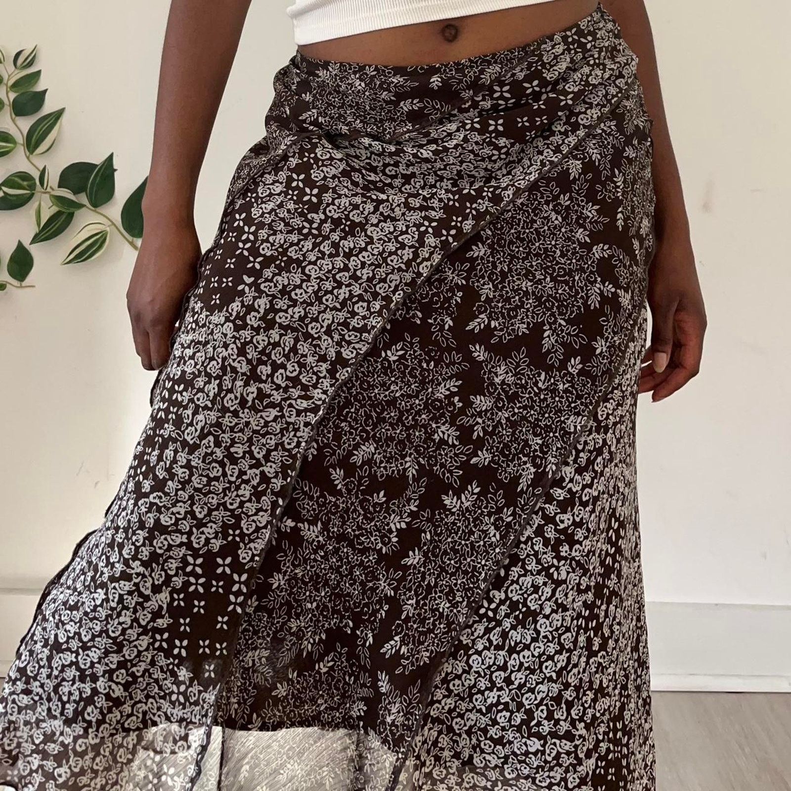Other Earth tone ruffled skirt Size 32" / US 10 / IT 46 - 3 Thumbnail