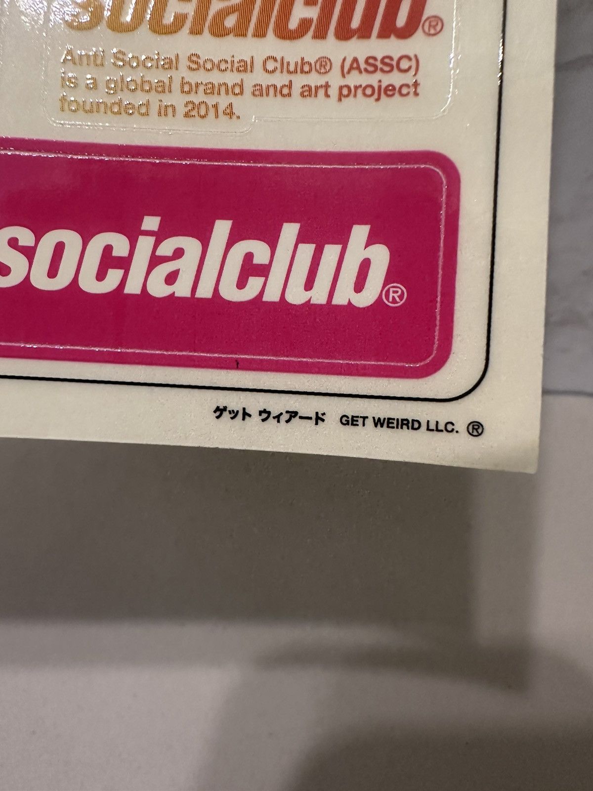 Anti Social Social Club Anti Social Social Club Sticker Sheet 2022 Size ONE SIZE - 6 Thumbnail