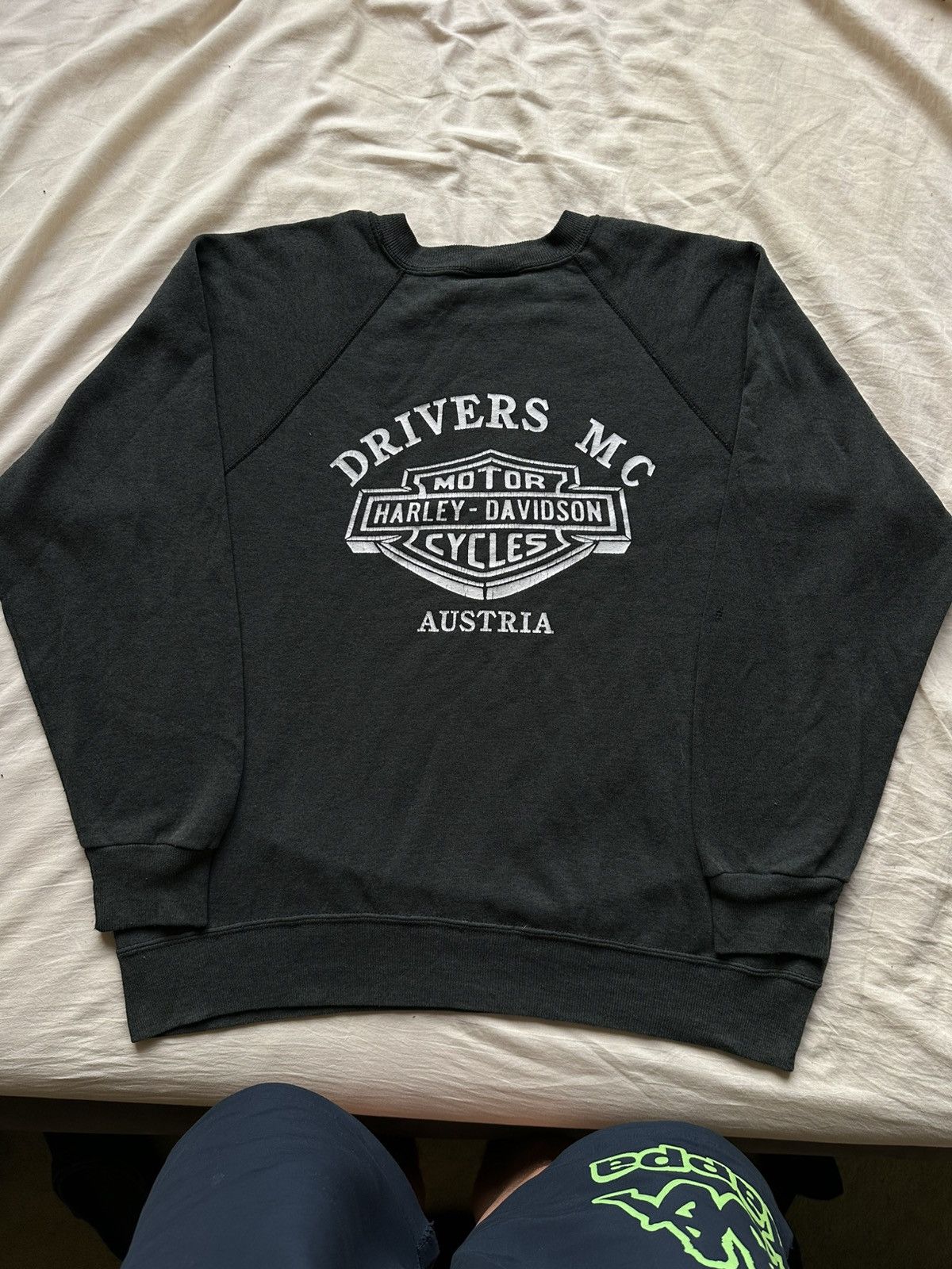 Harley Davidson Harley Davidson austria vintage 3d emblem 1987 sweatshirt Size US XL / EU 56 / 4 - 2 Thumbnail