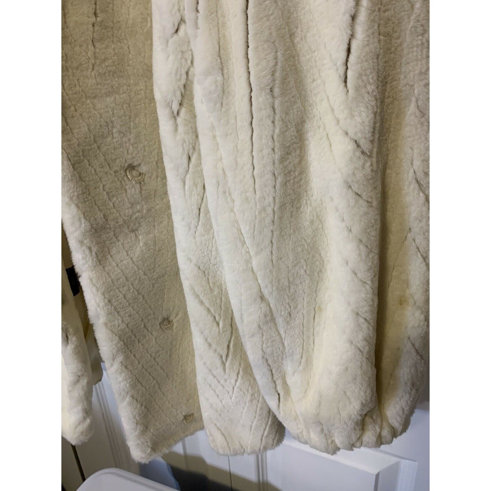 Vintage Vintage Style VI Ltd Ladies Sz S White Faux Mink Fur Coat Ve Size S / US 4 / IT 40 - 4 Thumbnail