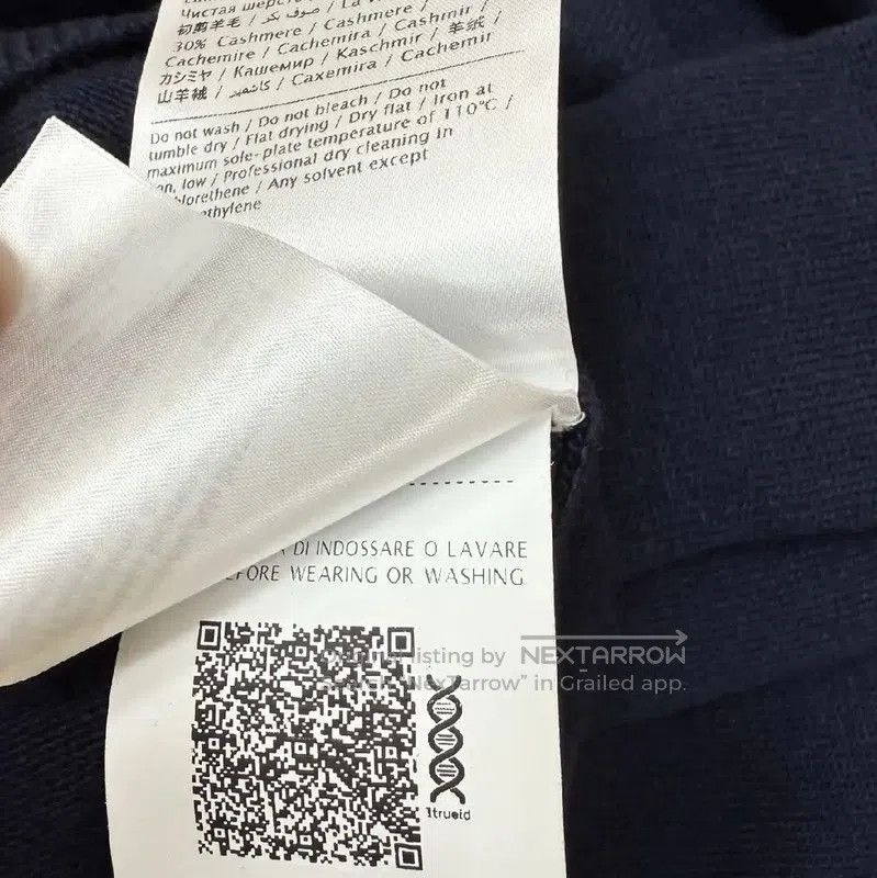 Valentino Valentino Men's Black Wool Long Sleeve Sweater . Size US L / EU 52-54 / 3 - 6 Thumbnail