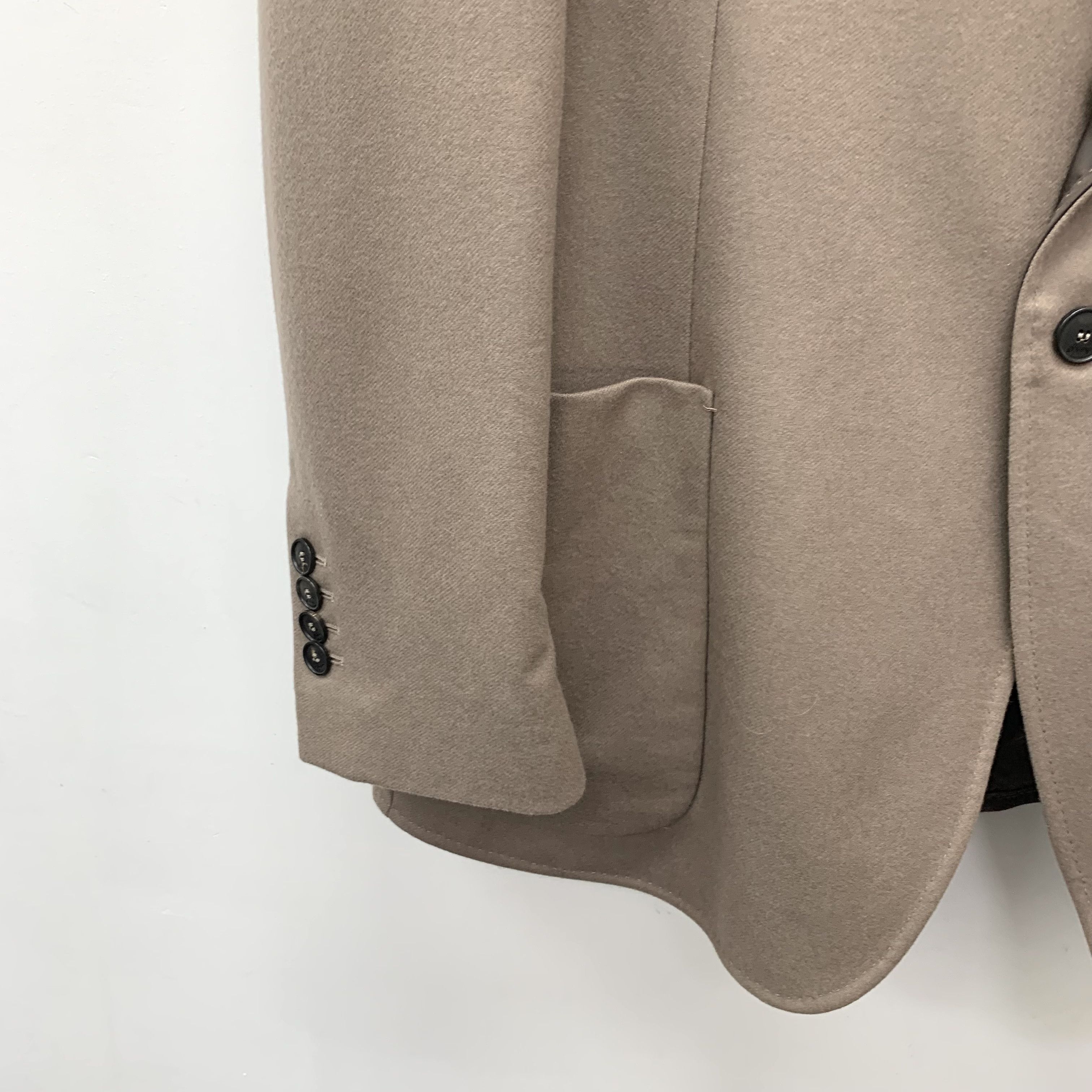 Brioni Brioni Light Brown Wool Blazer (Size XL) Size 50R - 4 Thumbnail