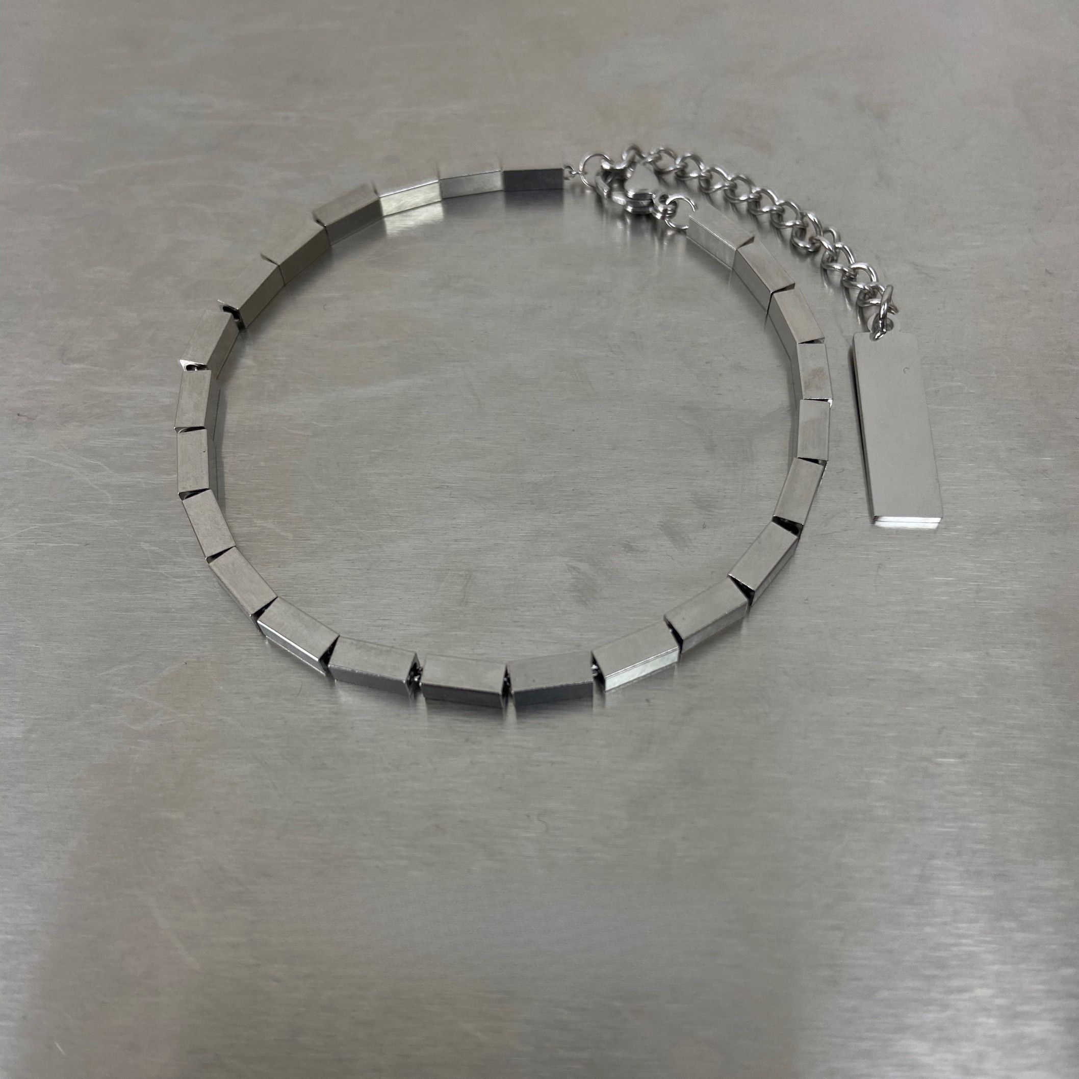 Jewelry × Vintage Simple square men's hip hop titanium steel bracelet Size ONE SIZE - 2 Thumbnail