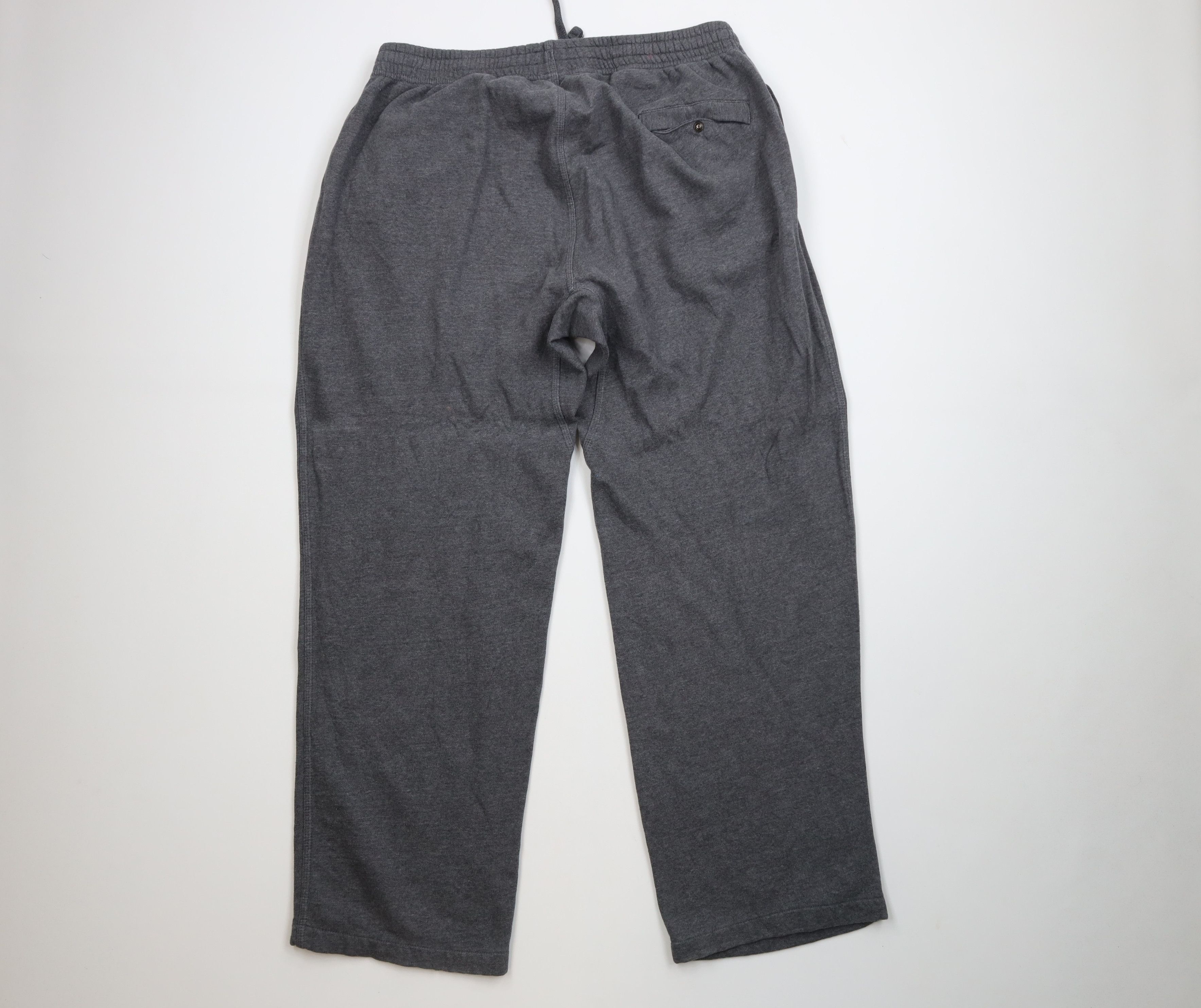 Nike Vintage Y2K Nike Scott Mini Swoosh Wide Leg Sweatpants Gray Size US 38 / EU 54 - 9 Thumbnail