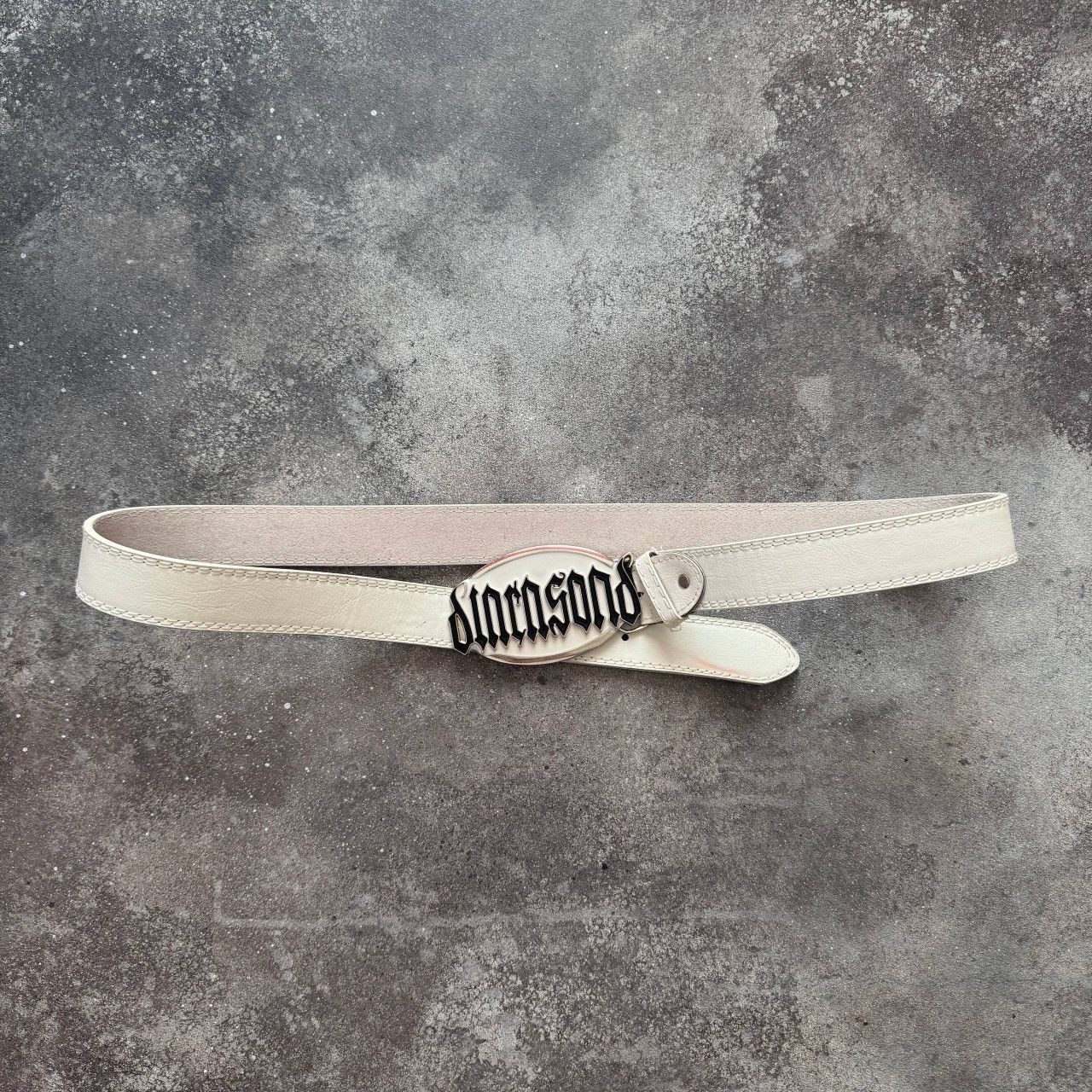 Hysteric Glamour Amazing Gothic Buckle Vintage Japanese Style Leather Belt Size ONE SIZE - 3 Thumbnail