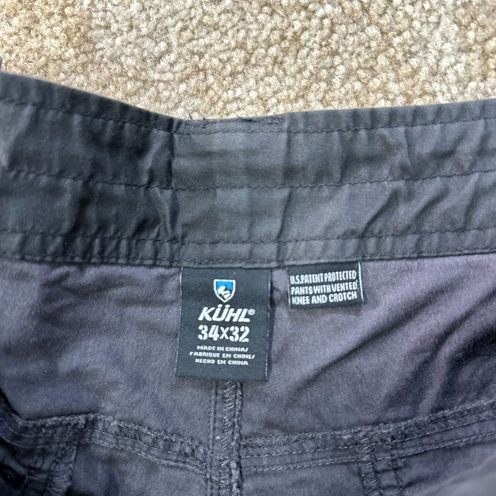 Vintage KUHL Konfidant Air Pants Men's 34x32 Gray Hiking Outdoor Straight leg Pants Size US 34 / EU 50 - 5 Thumbnail
