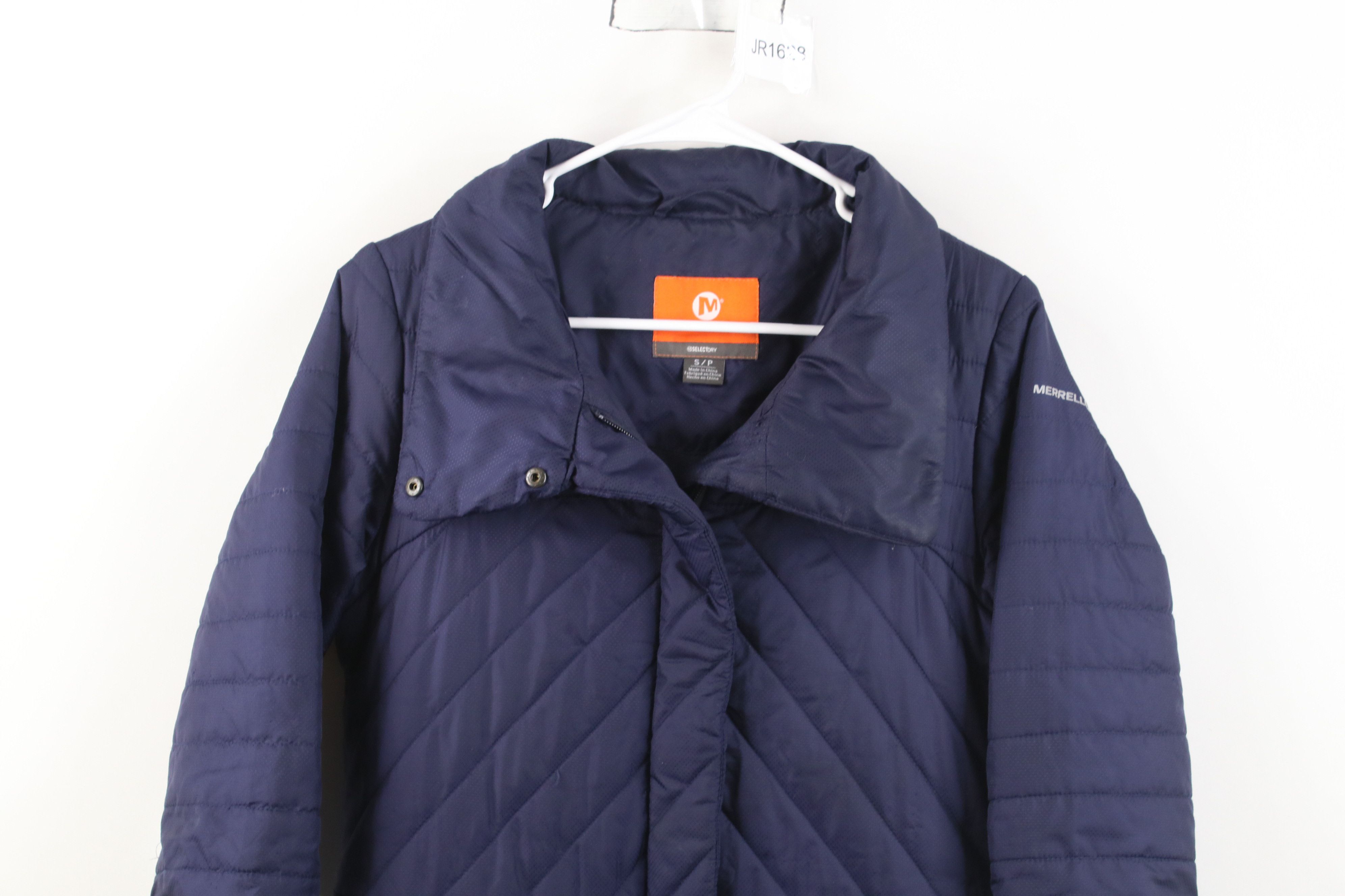Merrell Merrell Select Dry Waterproof Puffer Parka Jacket Blue Size S / US 4 / IT 40 - 2 Thumbnail
