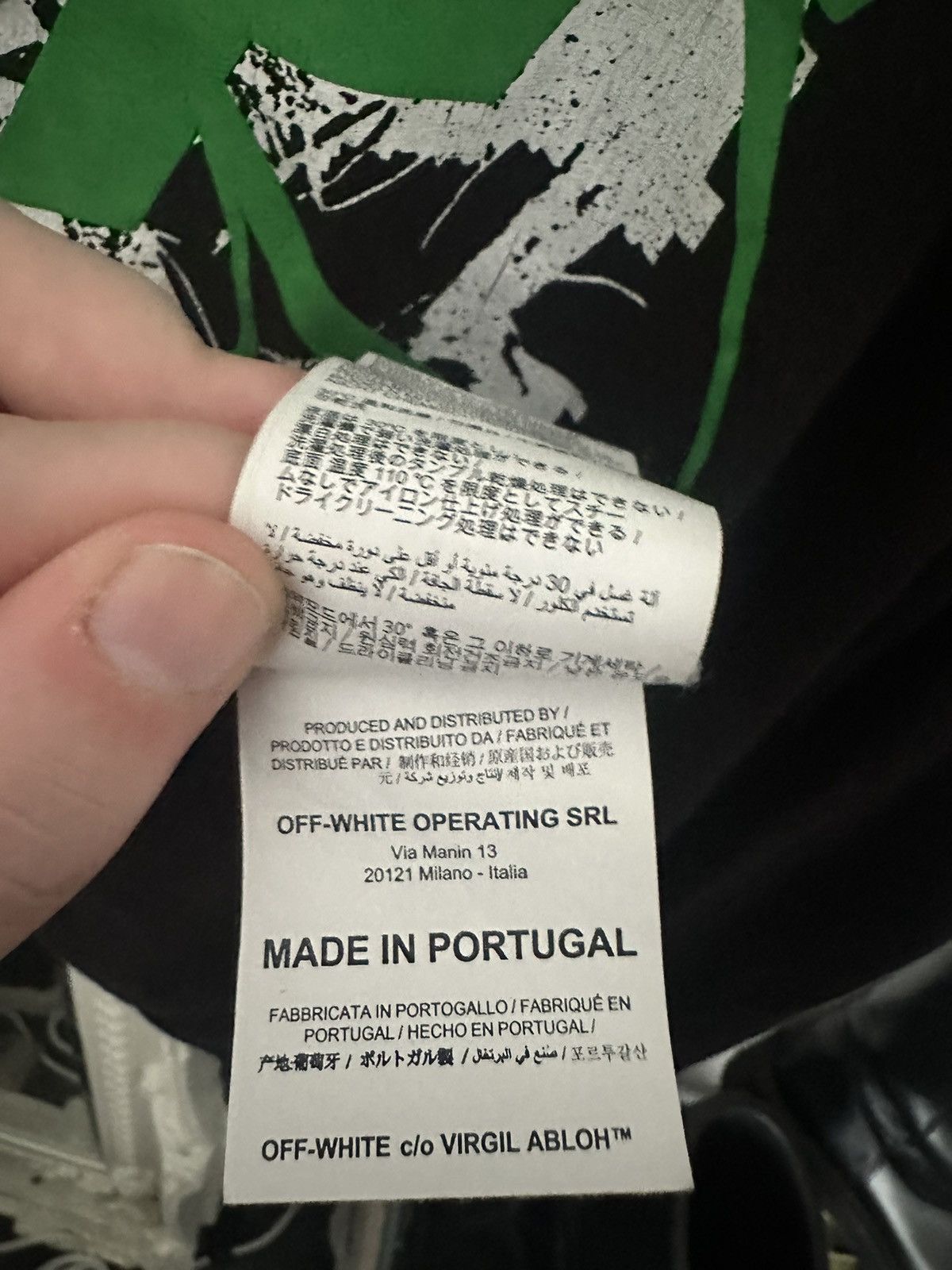 Off-White OFFWHITE FW2019 INDUSTRIAL PRINTED/RUINED FACTORY SWEATER Size US L / EU 52-54 / 3 - 5 Thumbnail
