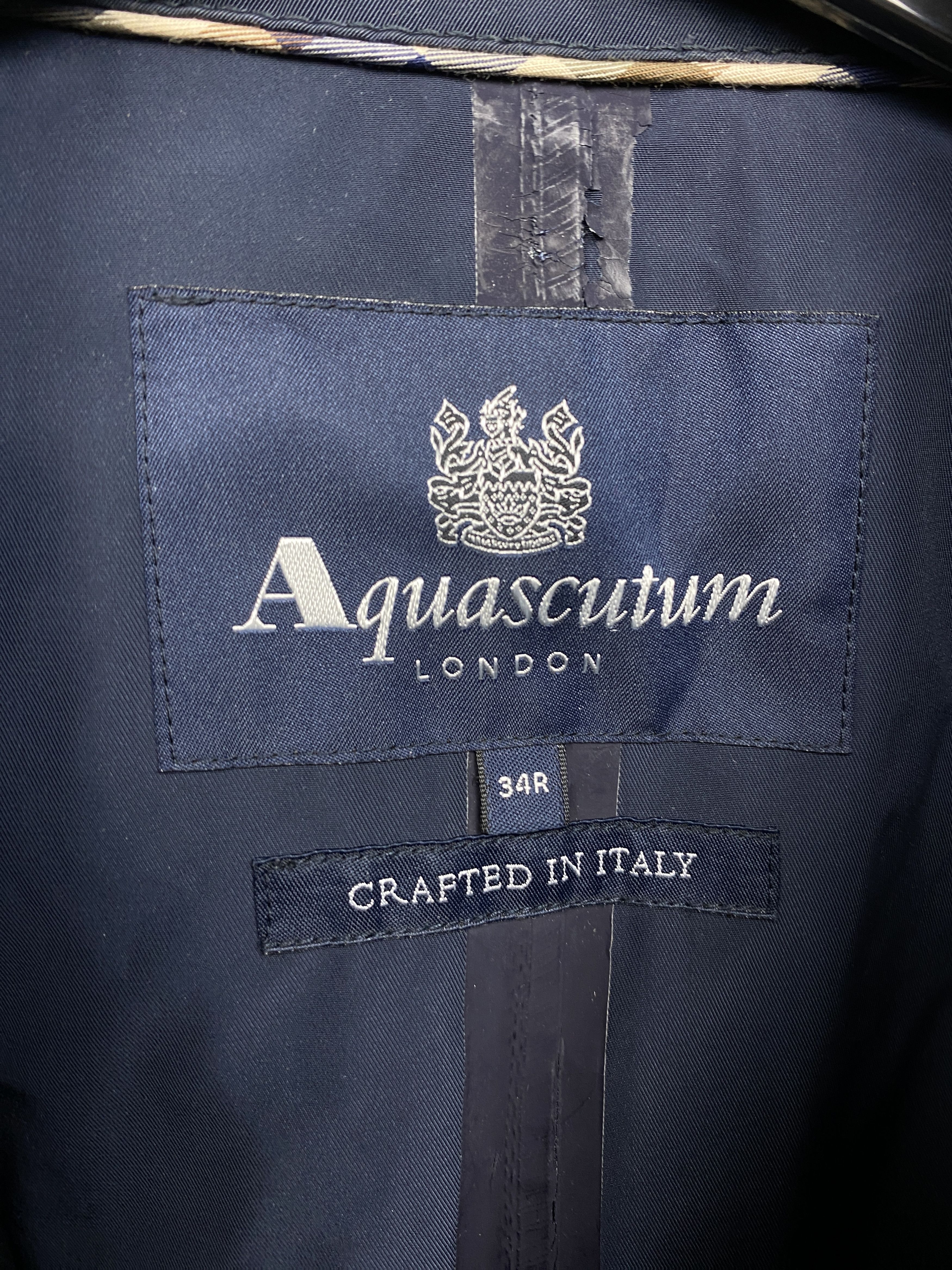Aquascutum Aquascutum Vintage Mens Trench Coat Jacket Size US S / EU 44-46 / 1 - 3 Thumbnail
