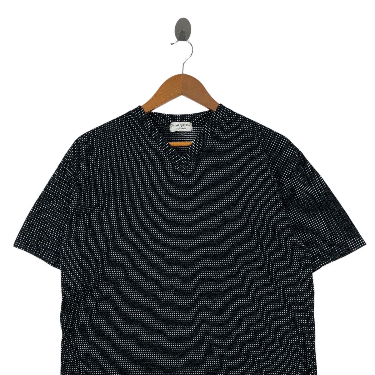 Yves Saint Laurent Vintage Designer YVES SAINT LAURENT Ysl Tricots Pour T-Shirt Size M / US 6-8 / IT 42-44 - 2 Thumbnail