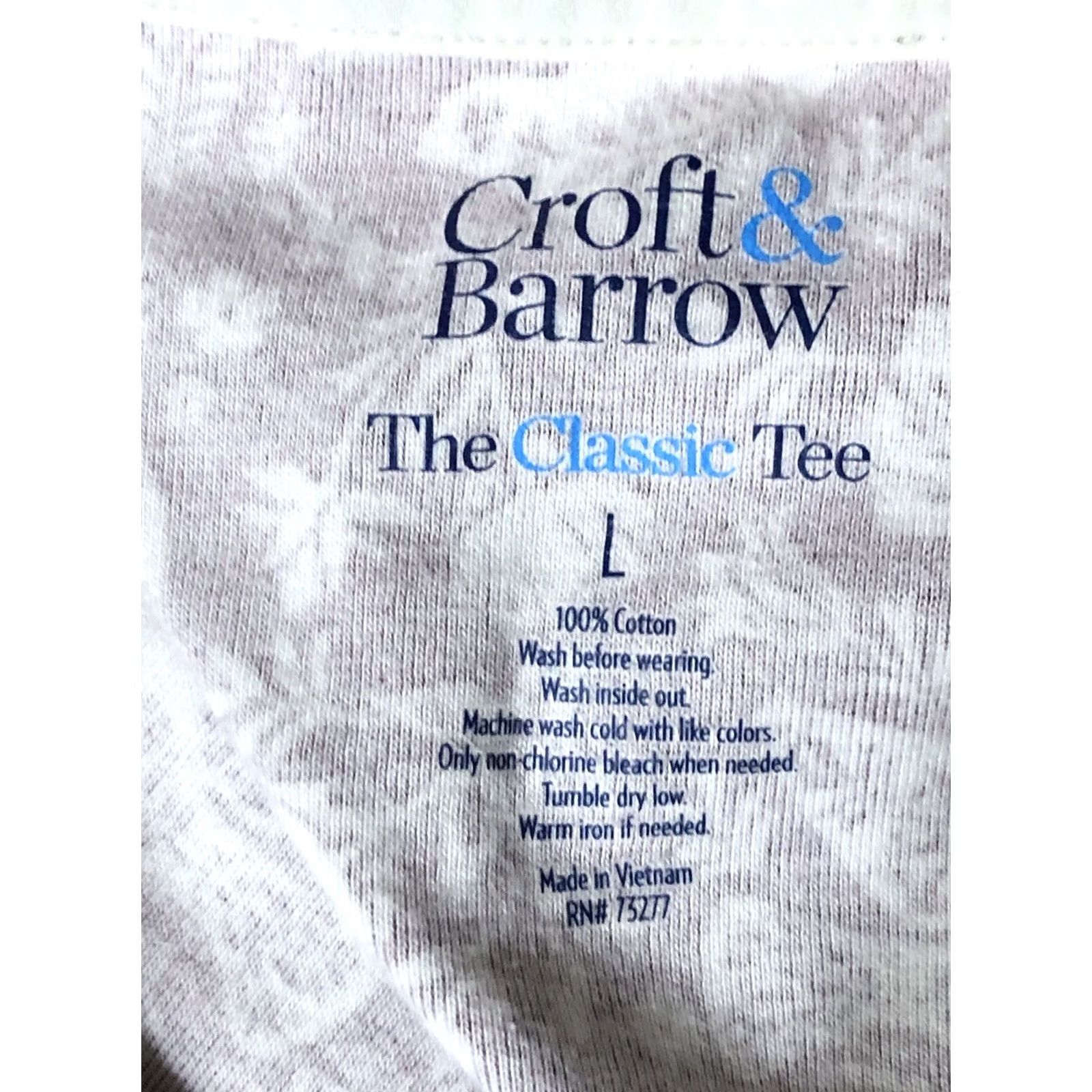 Croft & Barrow Croft & Barrow Top L Burgundy Floral Dove Birds LongSleeve Jersey Cottage Comfy Size L / US 10 / IT 46 - 5 Thumbnail