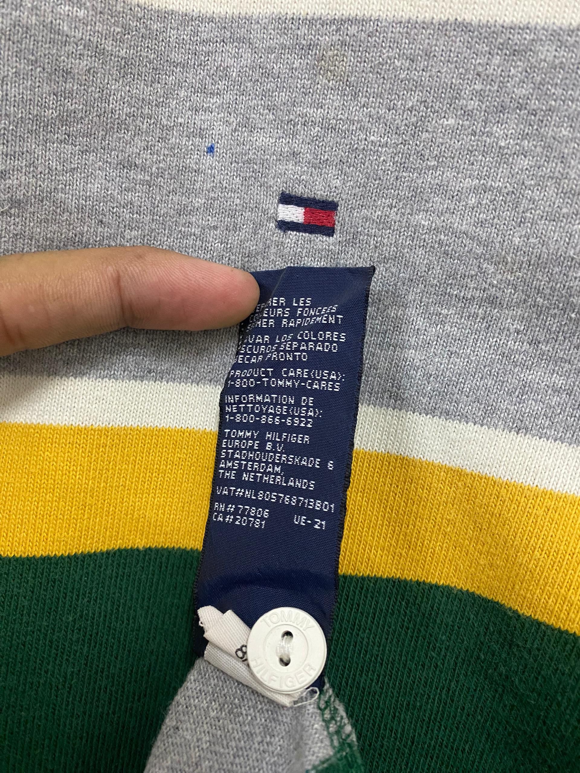 Tommy Hilfiger Vintage Tommy Hilfiger Rugby shirt stripe Size US S / EU 44-46 / 1 - 6 Thumbnail