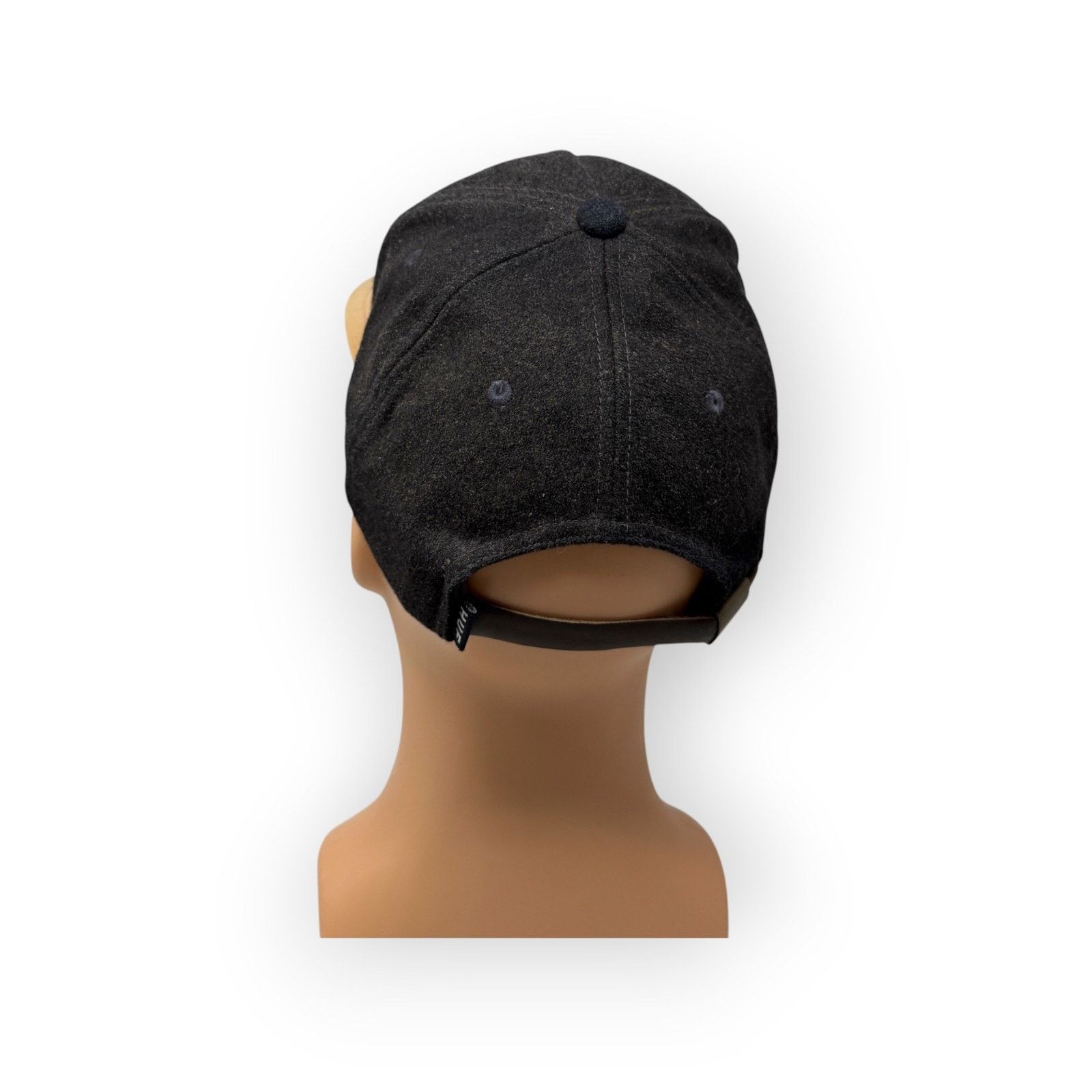 Huf Huf Wool Blend Black Skate Cap Strapback Cap Spellout Skate Size ONE SIZE - 6 Thumbnail