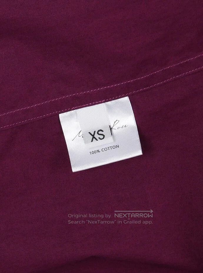 Martine Rose Martine Rose Purple Loose Fit Shirt. Size US XS / EU 42 / 0 - 5 Thumbnail