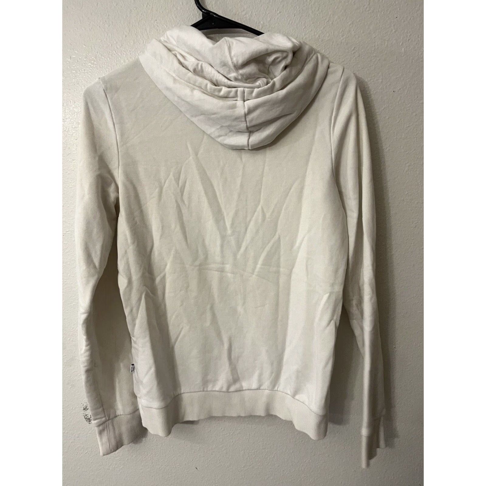 Puma PUMA Sweatshirt Hoodie Women's S Long Sleeve Logo Mock Neck White - Pullover, Casual, 100% Cotton Size S / US 4 / IT 40 - 3 Thumbnail