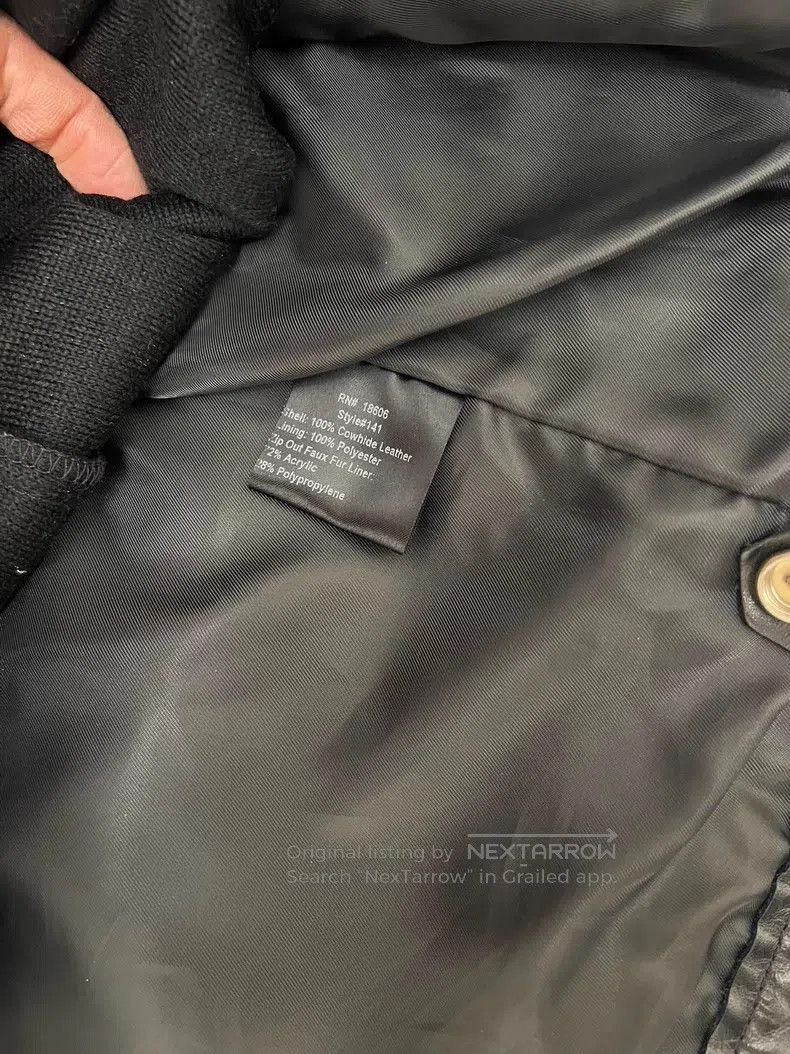 Schott Schott NYC 141 stand-up collar leather clothing Size US XL / EU 56 / 4 - 9 Thumbnail
