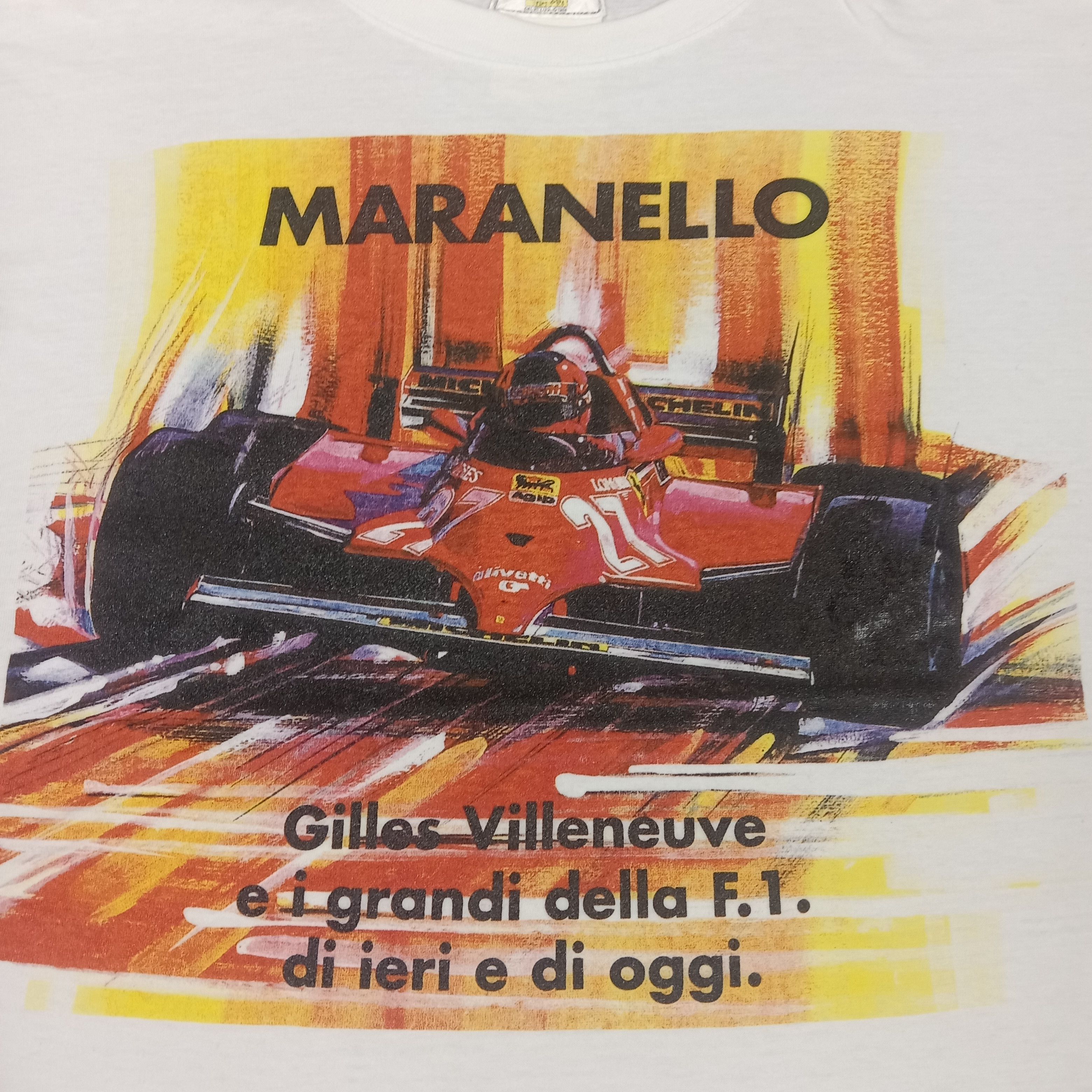 Vintage Maranello Formula One F1 Racing Tshirt Size US L / EU 52-54 / 3 - 2 Thumbnail