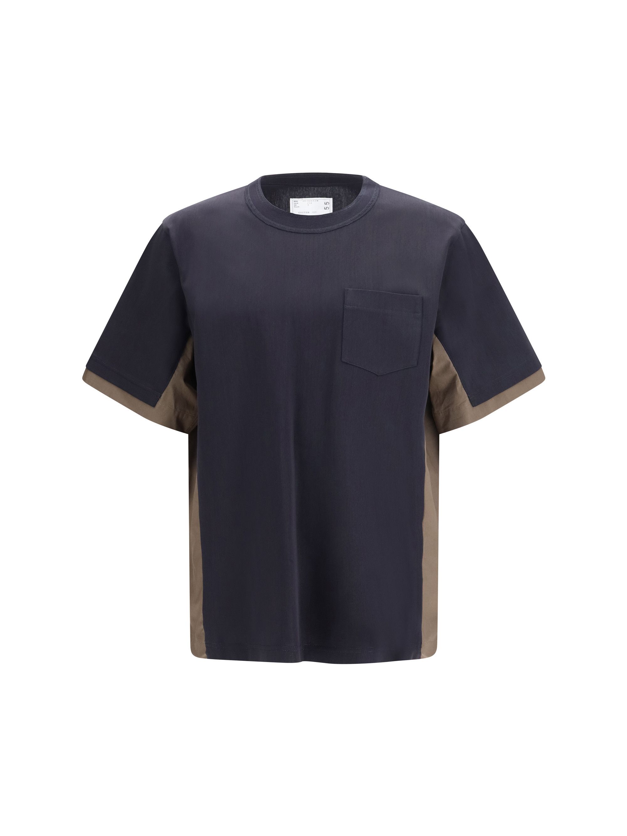 Sacai Cotton Typewriter and Cotton Jersey T-shirt Size US S / EU 44-46 / 1 - 1 Thumbnail
