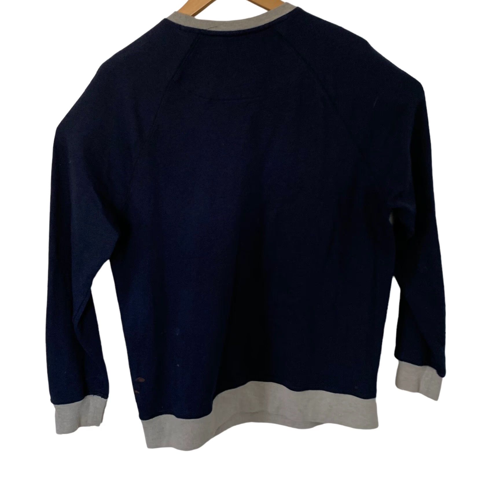 Tommy Hilfiger Tommy Hilfiger Sweatshirt Mens Large Blue Crew Neck Knit Pullover Size US L / EU 52-54 / 3 - 4 Thumbnail