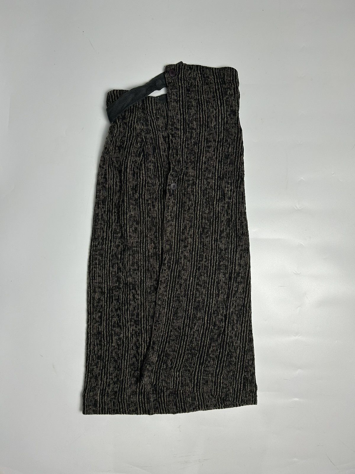 Designer × Issey Miyake × Pleats Please Issey Miyake ISSEY MIYAKE PLEATED STRIPE SKIRT Size 28" / US 6 / IT 42 - 1 Thumbnail