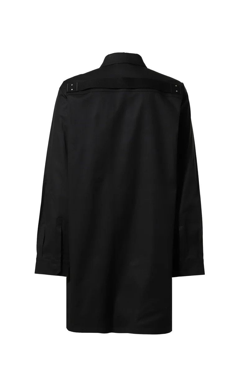Rick Owens o1s1v1n0724 Outer Shirts in Black Size US M / EU 48-50 / 2 - 2 Thumbnail