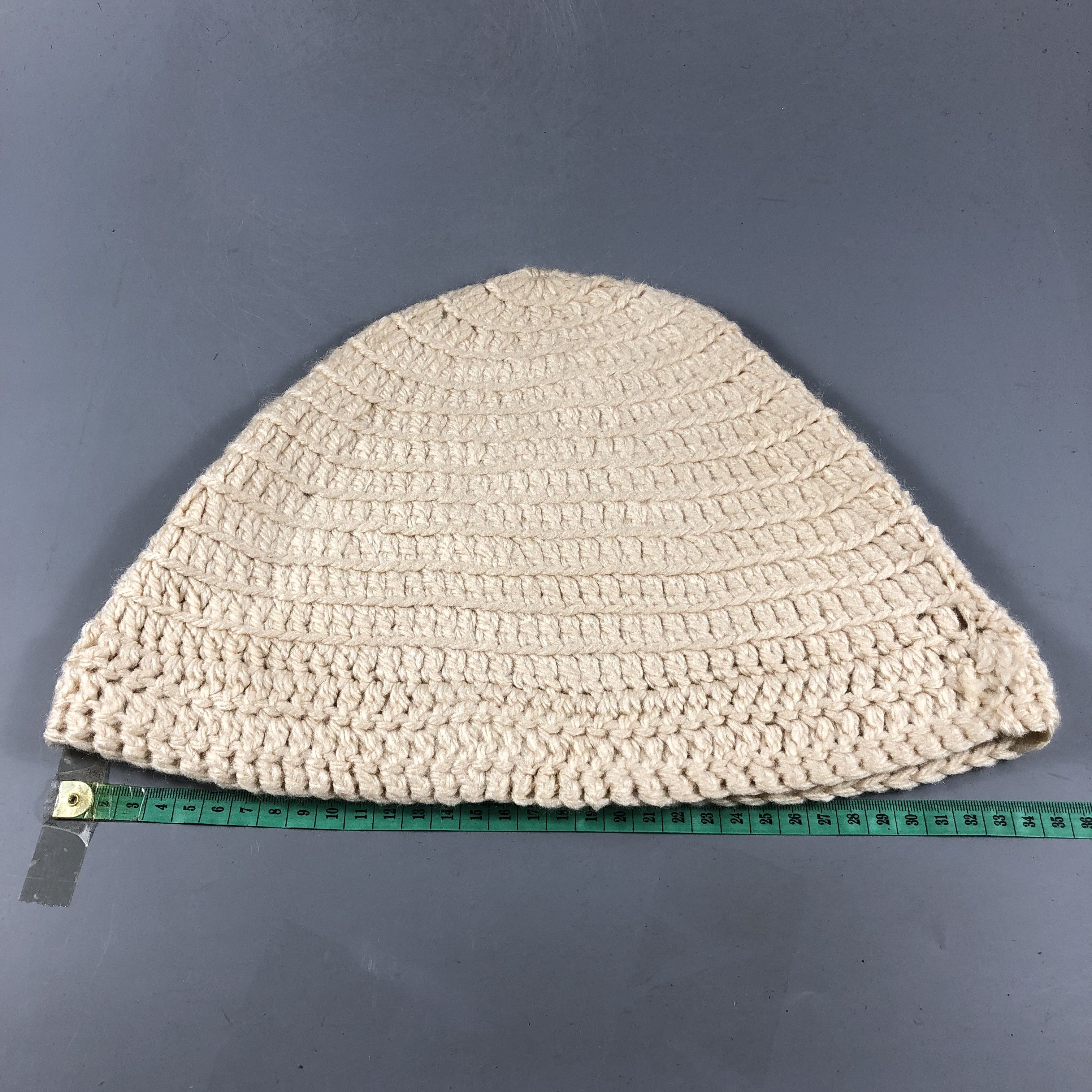 Vintage Knit Slouchy Turban Beanie Snowcap Snow Hat B707 Size ONE SIZE - 4 Thumbnail