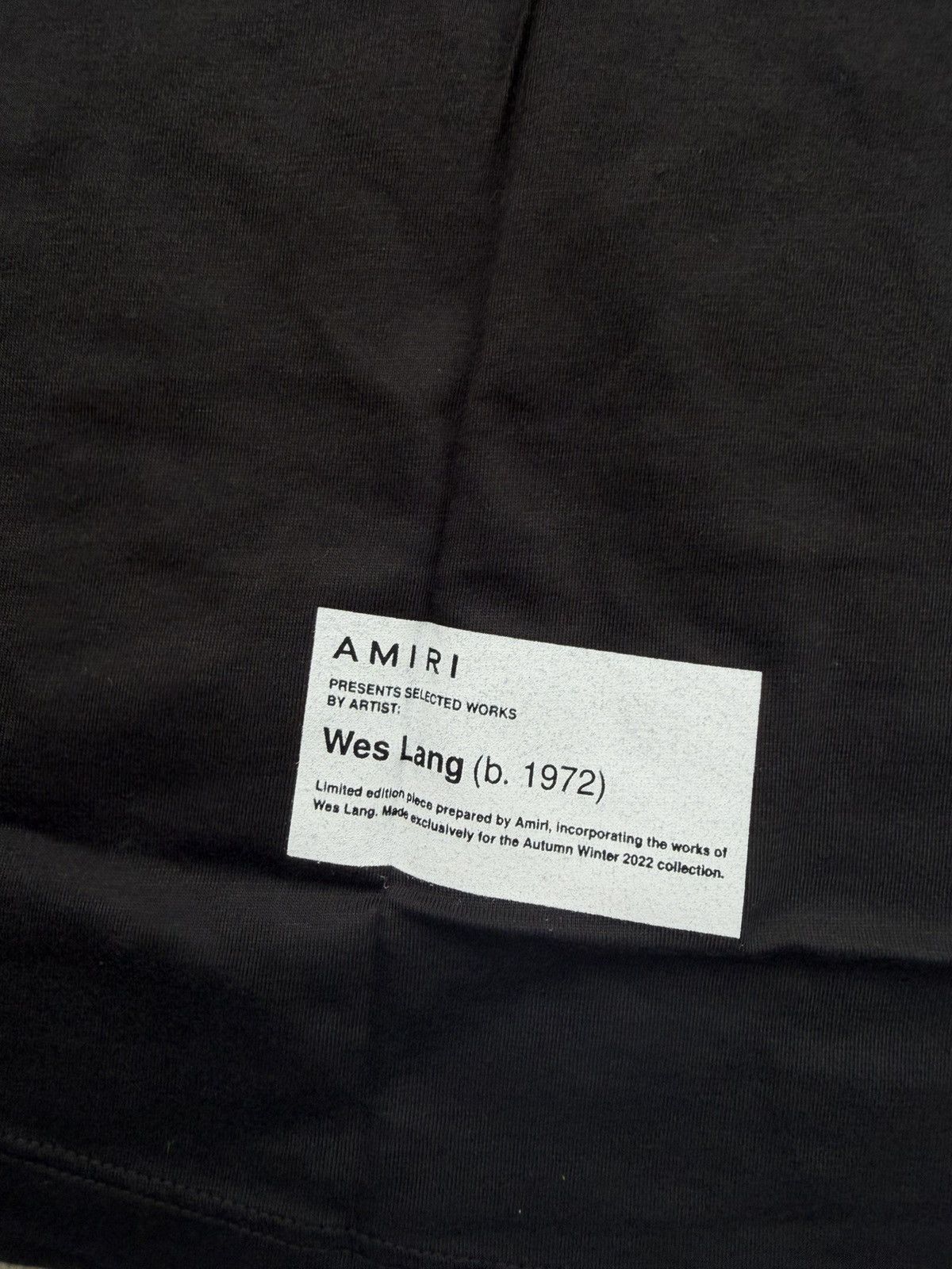 Amiri Amiri x Wes Lang Solar Kings T Shirt Black Medium NWT Size US M / EU 48-50 / 2 - 4 Thumbnail