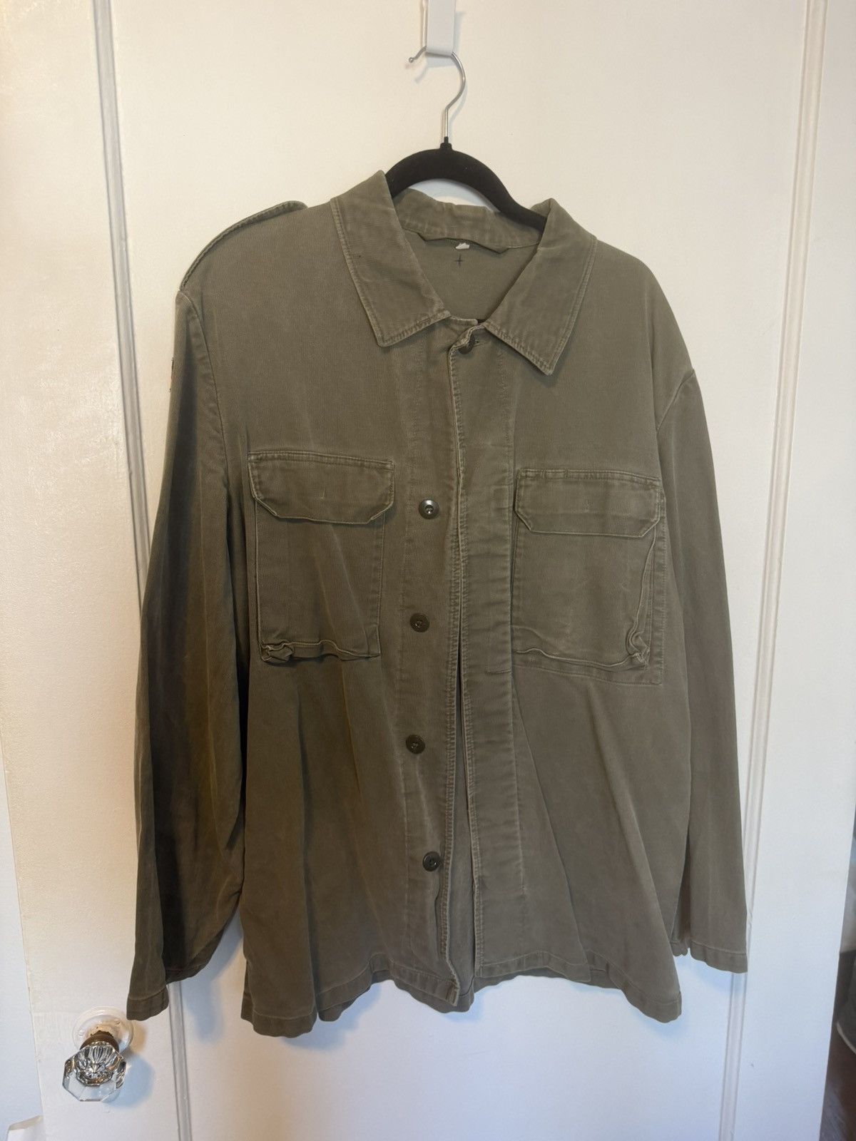 Vintage Vintage German Military Coat Size US XL / EU 56 / 4 - 1 Thumbnail
