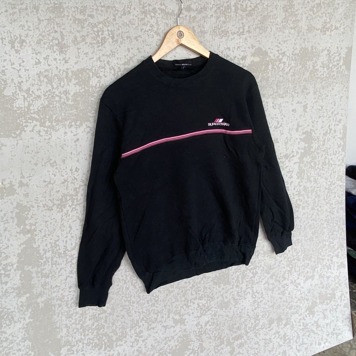 Other Vintage Superstars by Mizuno Crewneck Sweatshirt Black Size US M / EU 48-50 / 2 - 3 Thumbnail