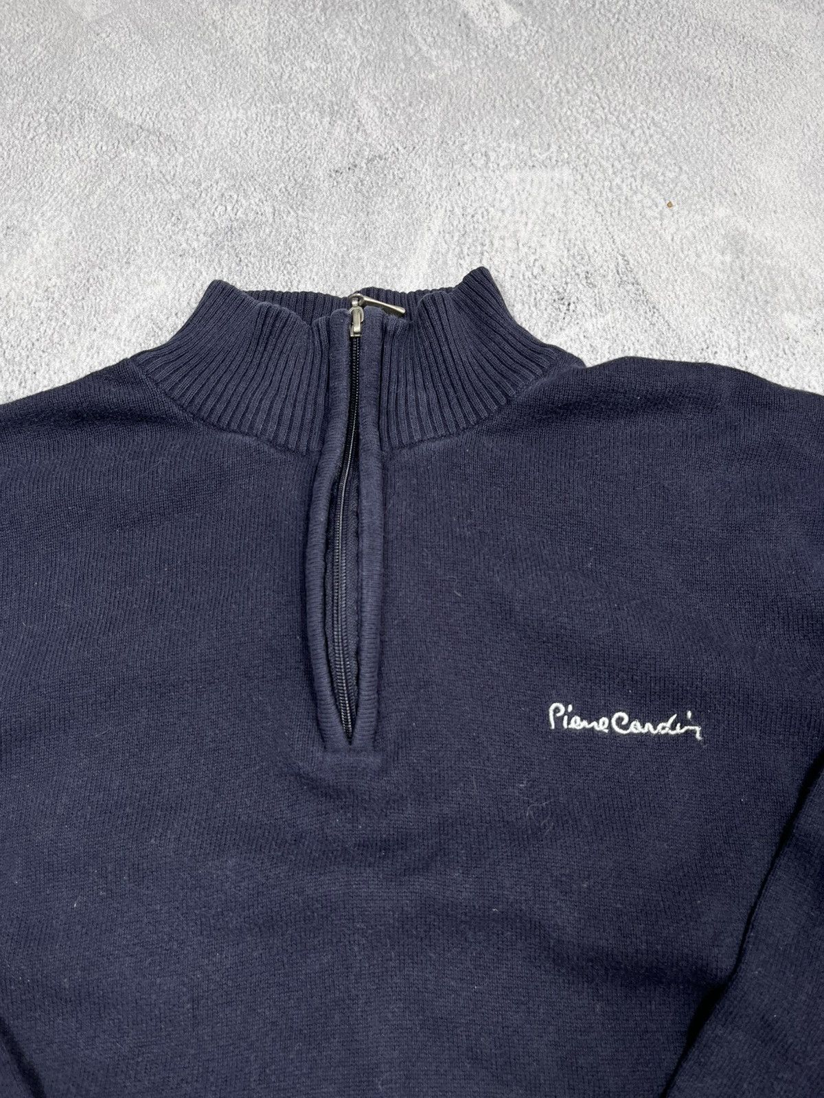 Pierre Cardin Vintage Y2K Pierre Cardin quarter zip 1/4 sweater old money Size US L / EU 52-54 / 3 - 3 Thumbnail