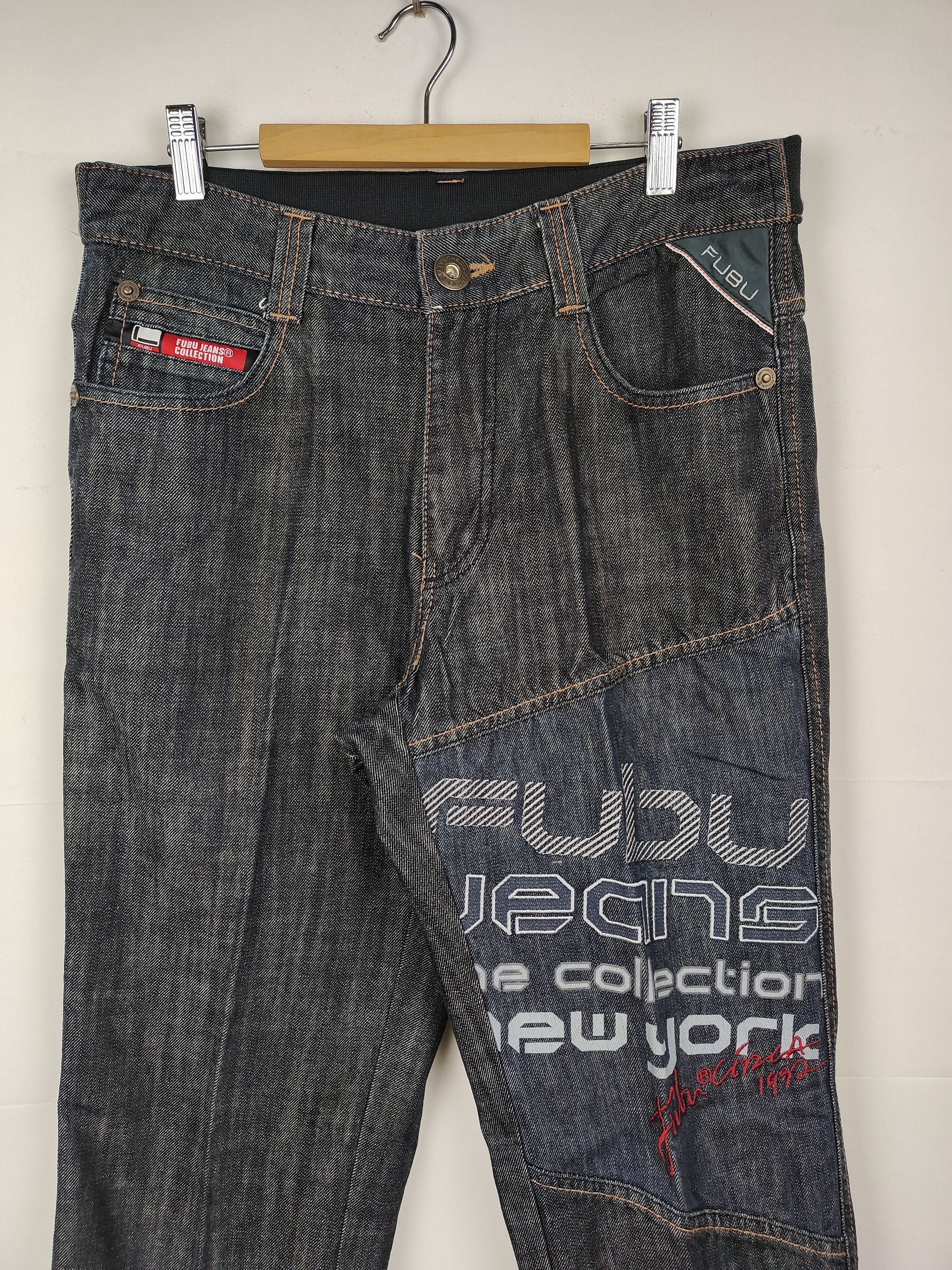 Fubu vintage FUBU The Collection denim jeans. Size US 34 / EU 50 - 2 Thumbnail
