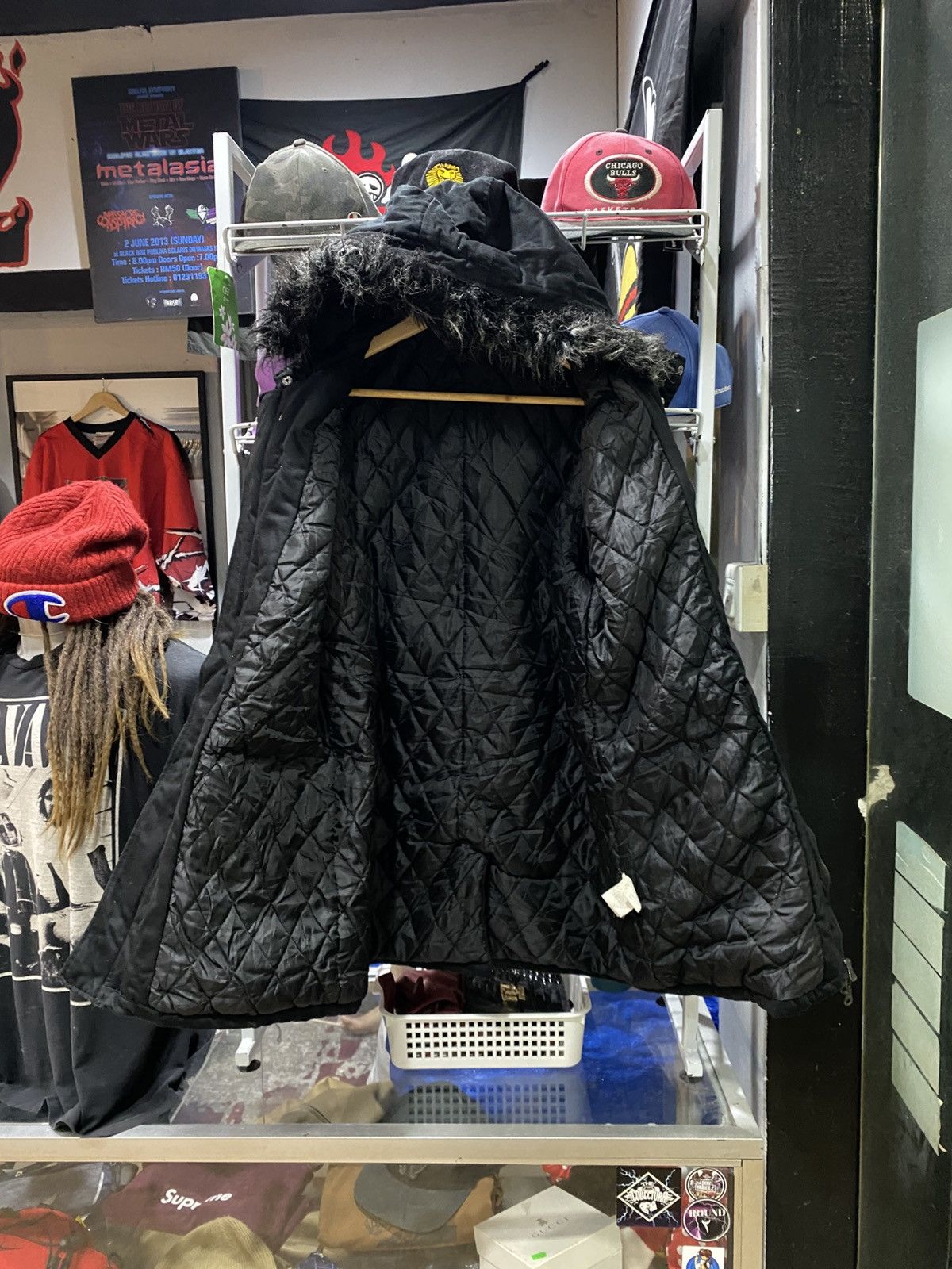 If Six Was Nine × In The Attic × Vintage In The Attic Fur Jacket Punk Helmut Lang Astro Inspired Size US L / EU 52-54 / 3 - 3 Thumbnail