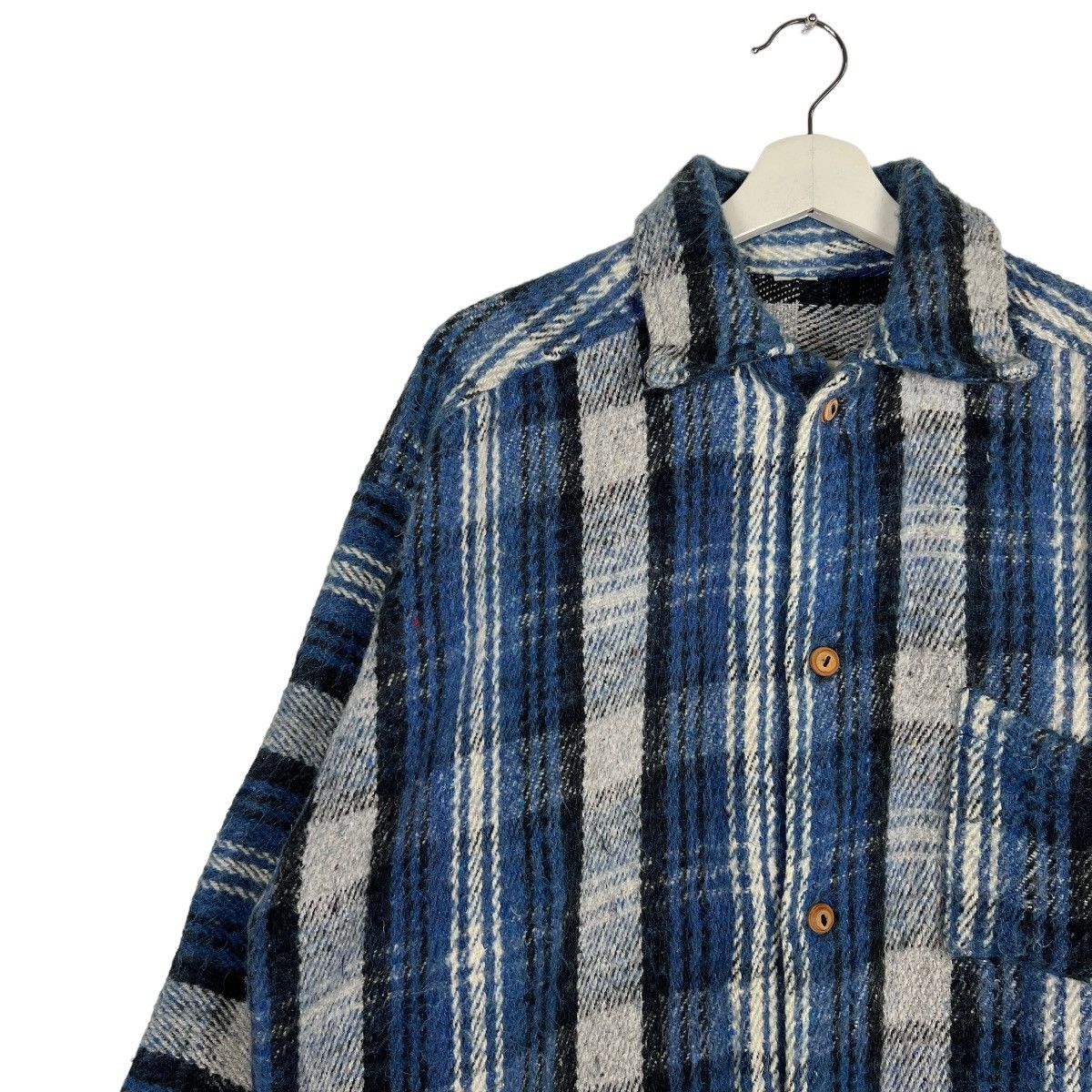 Vintage 🔥 VINTAGE PLAID WOOL JACKET Size US L / EU 52-54 / 3 - 5 Thumbnail