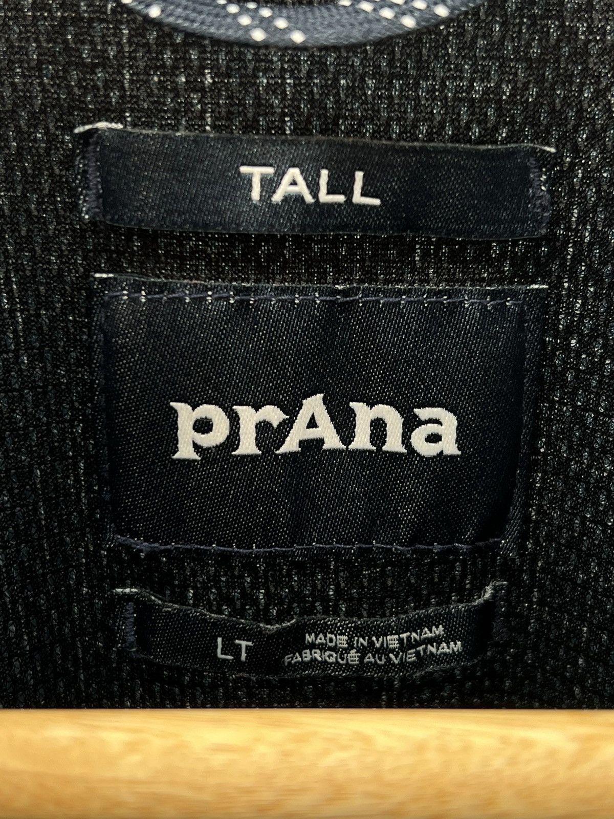 Prana prAna Garvan Hiking Shirt Men’s Large Tall Blue Grid Vented Size US L / EU 52-54 / 3 - 3 Thumbnail