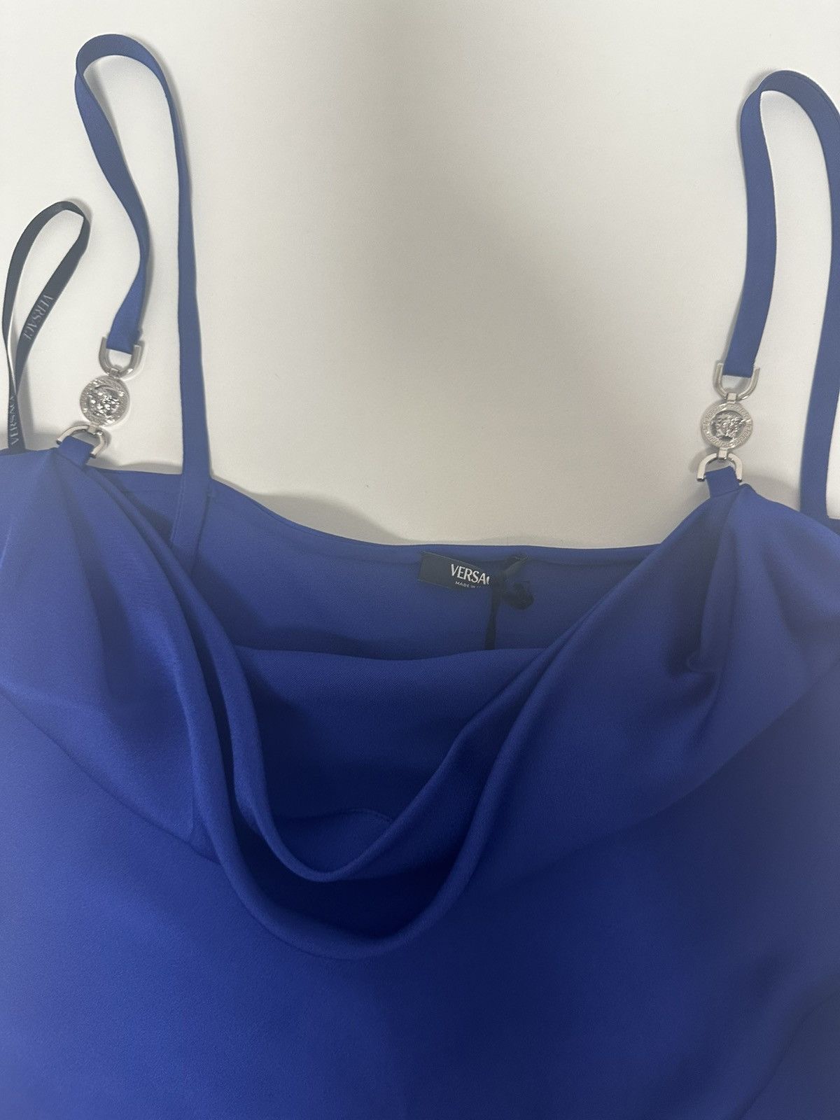 Versace Versace Blue Camisole Top Size M / US 6-8 / IT 42-44 - 8 Thumbnail