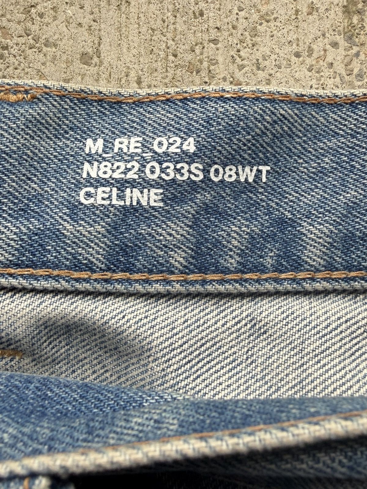 Celine CELINE Wesley Straight-Leg Distressed Jeans Size US 29 - 3 Thumbnail