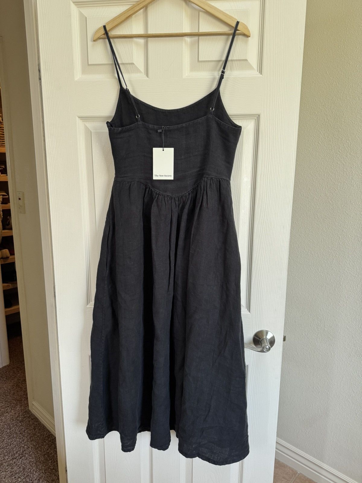 Other The New Society women’s S Lippia black Portuguese cotton lin Size S / US 4 / IT 40 - 3 Thumbnail
