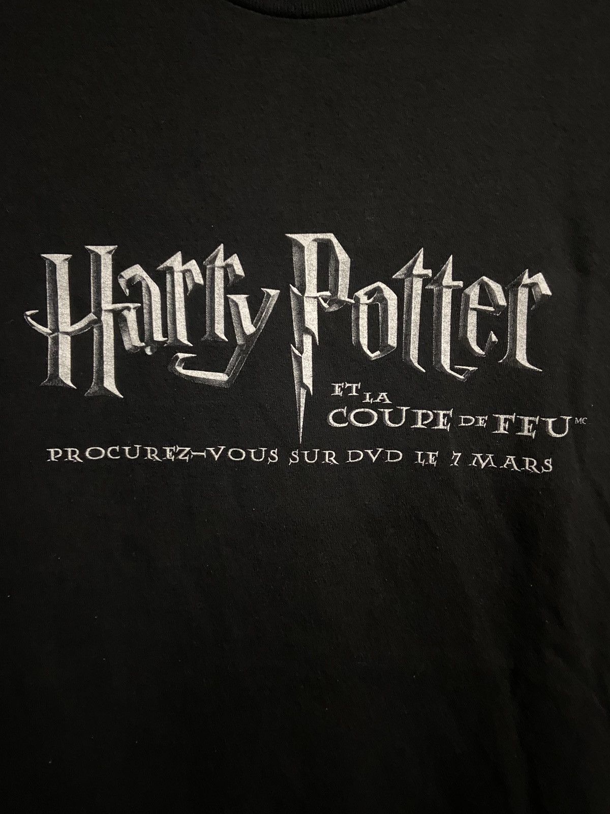 Vintage Vintage harry potter black t-shirt xl Size US XL / EU 56 / 4 - 2 Thumbnail