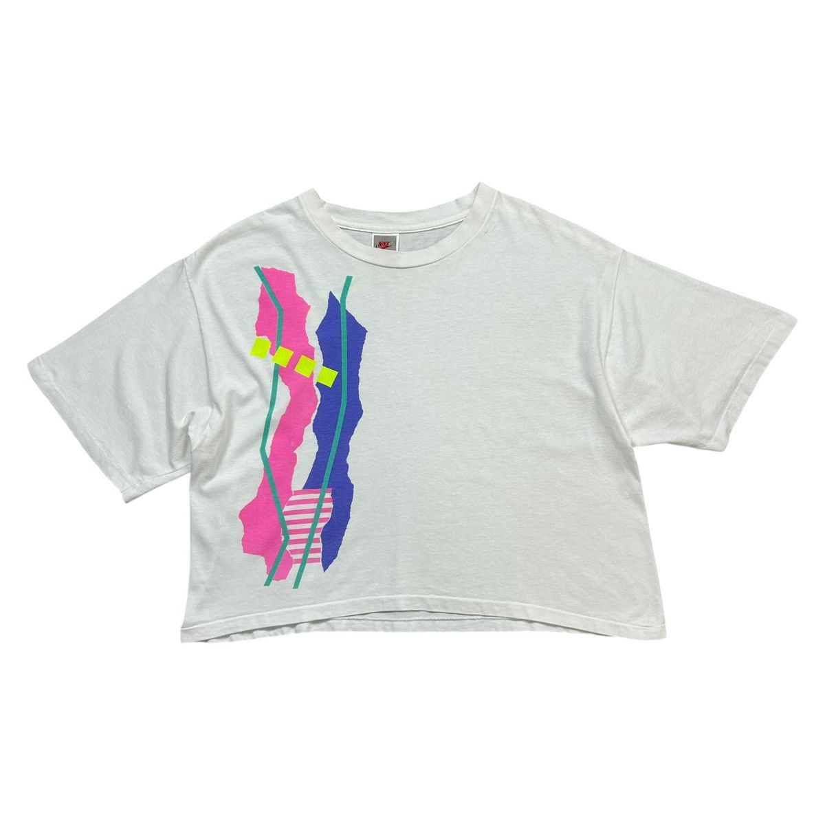 Nike × Vintage RARE VTG 90s NIKE ANDRE AGASSI TENNIS T-SHIRT SHORT LENGTH Size US M / EU 48-50 / 2 - 1 Thumbnail