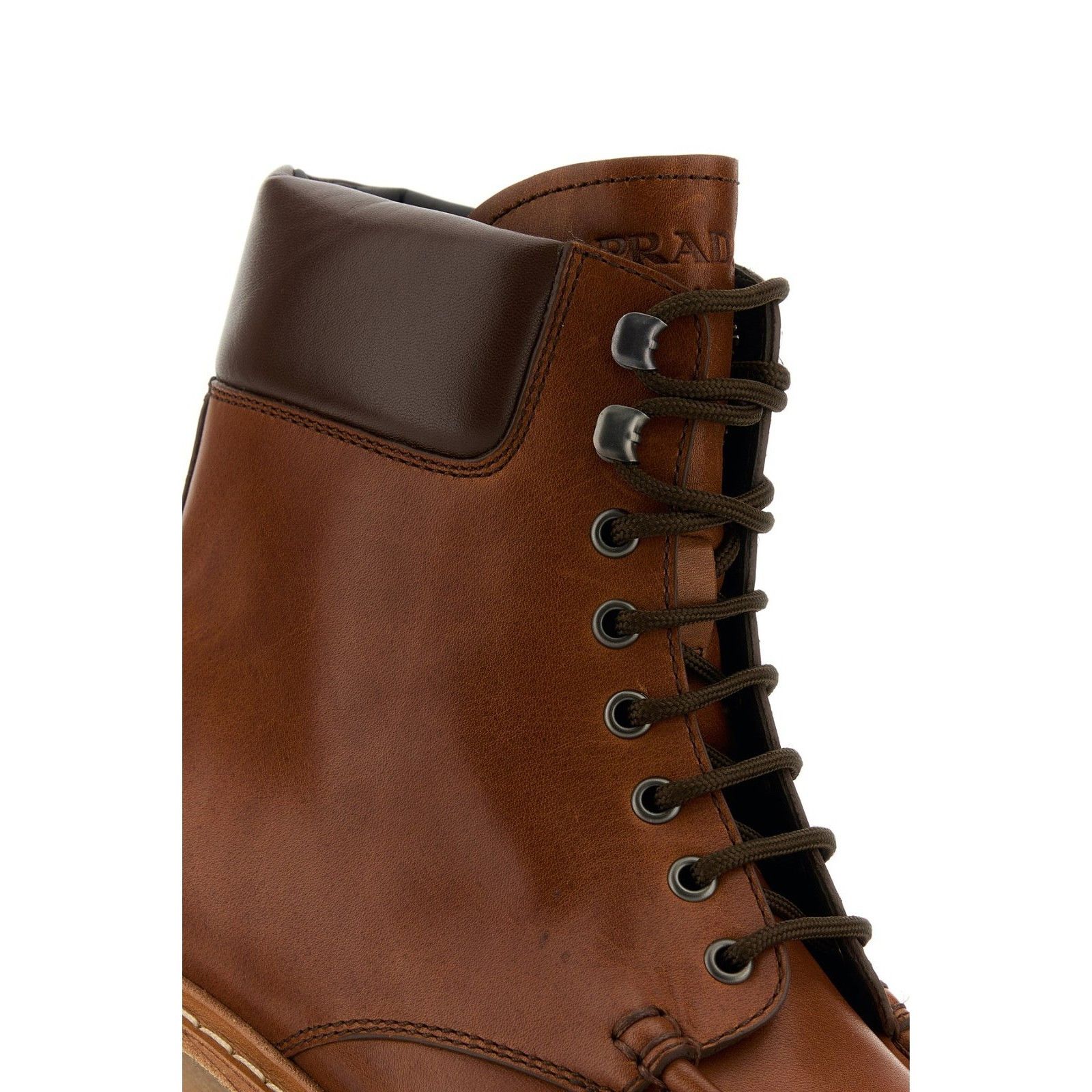 Prada PRADA Caramel Leather Ankle Boots New And Authentic (Men's s Size US 7.5 / EU 40-41 - 4 Thumbnail