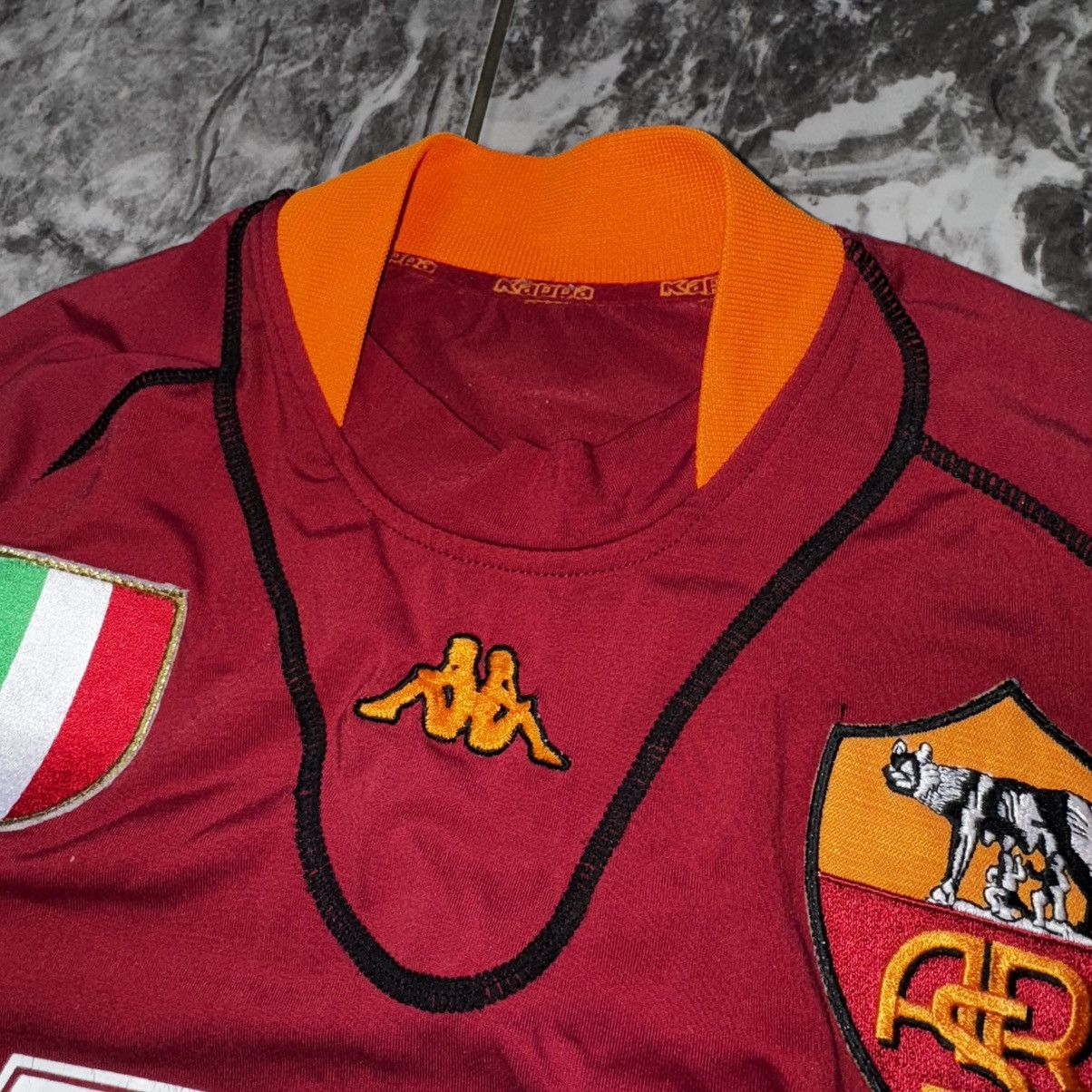 Kappa AS ROMA 2001-02 HOME SHIRT KAPPA LONG JERSEY ITALY SOCCER Size US M / EU 48-50 / 2 - 6 Thumbnail