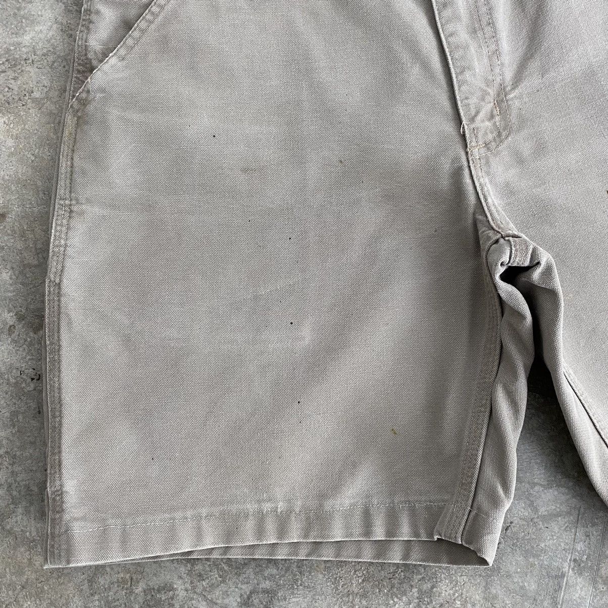 Carhartt VTG Carhartt Desert Grey Dirty Baggy Carpenter Shorts Jorts Size US 34 / EU 50 - 6 Thumbnail