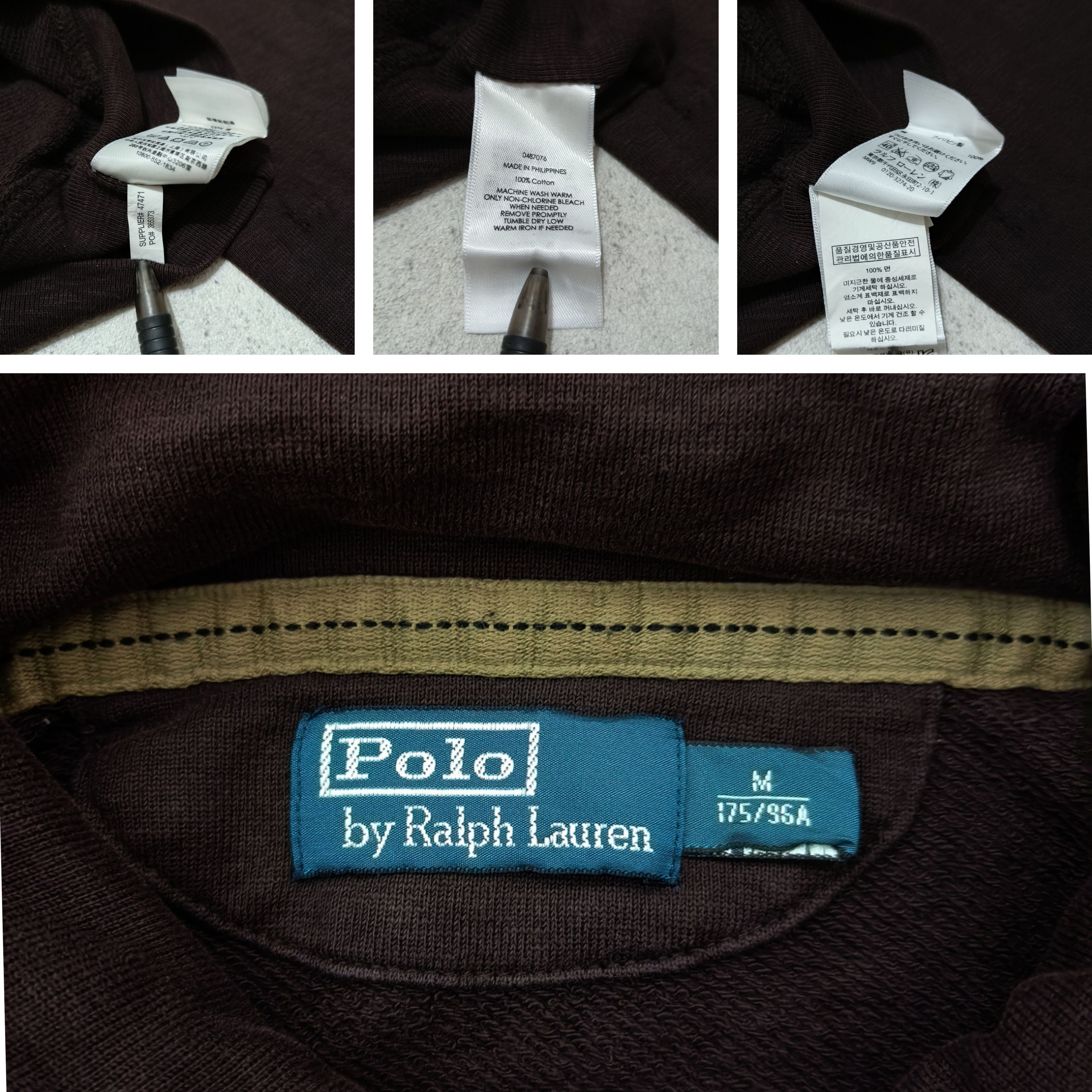 Polo Ralph Lauren Vintage Polo Ralph Lauren PRL Dark Brown Sweatshirt Size US M / EU 48-50 / 2 - 9 Thumbnail
